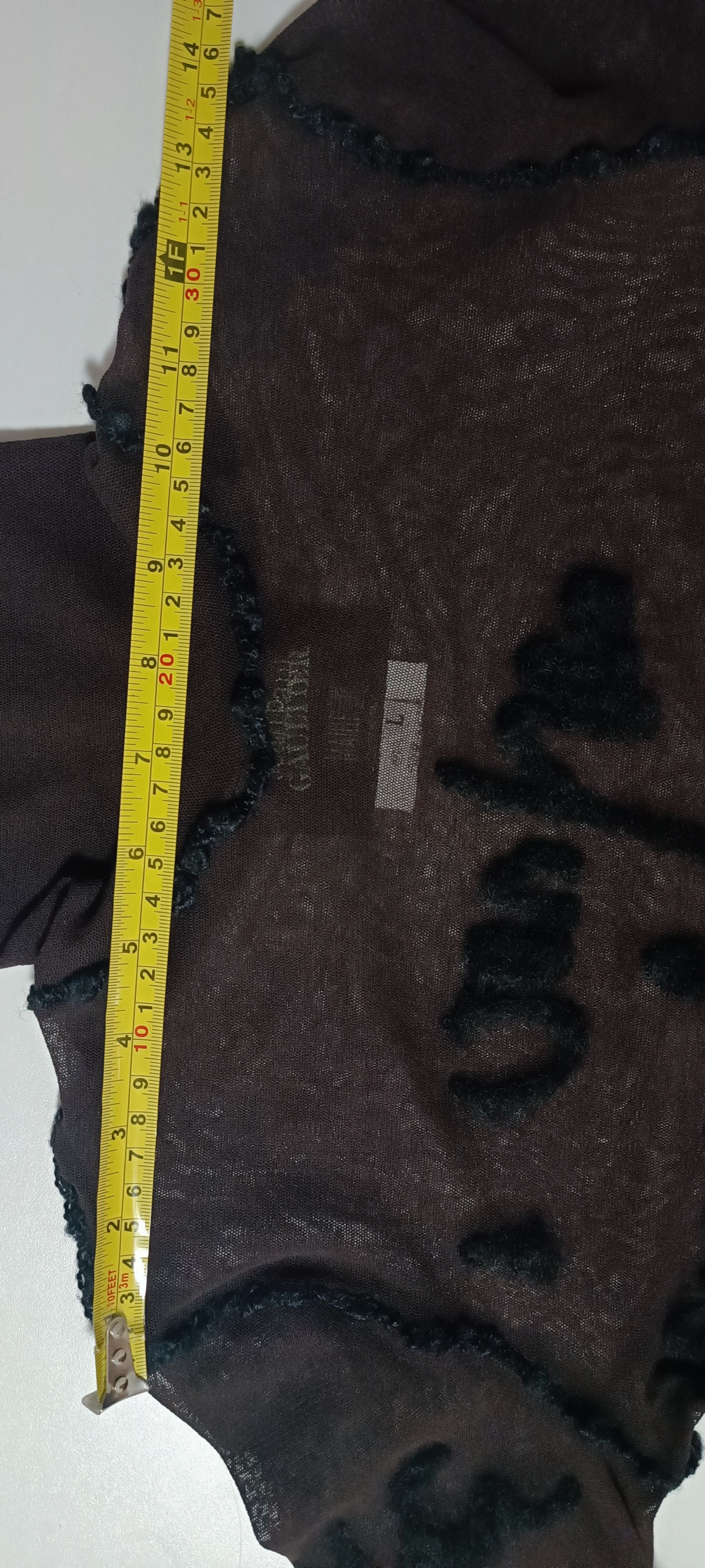 Jean Paul Gaultier Fall2001 - Iconic wool word top Size L / US 10 / IT 46 - 7 Thumbnail