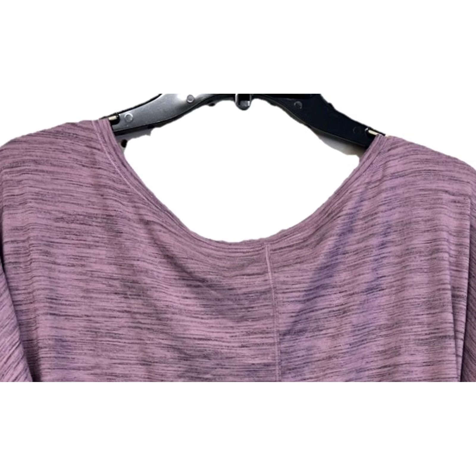 Athleta Athleta Womens Long Sleeve T-Shirt Purple Heather Drape Back Asana Lounge M Womens Size M / US 6-8 / IT 42-44 - 2 Thumbnail