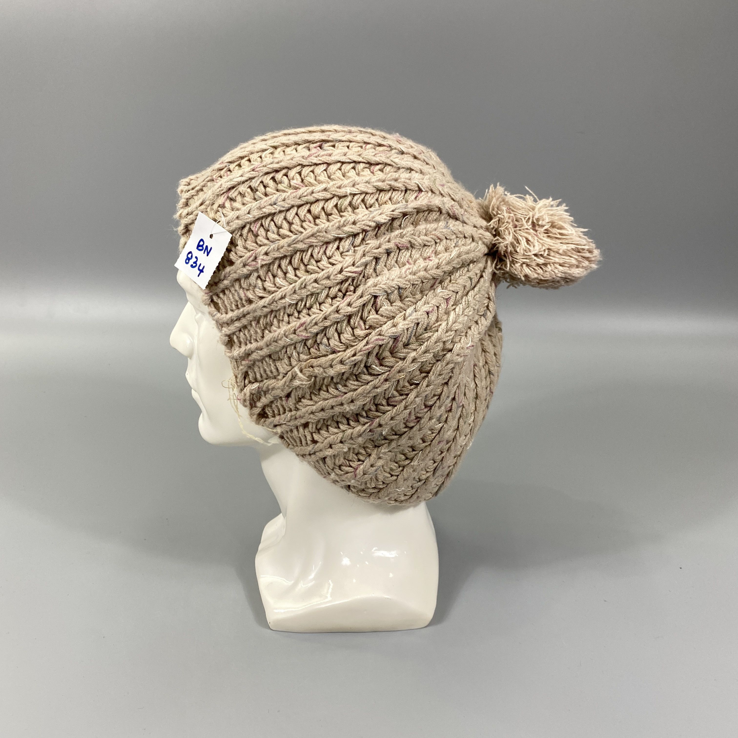 Japanese Brand Knitted Beanie Hat With Pom Pom -BN834 Size ONE SIZE - 1 Thumbnail