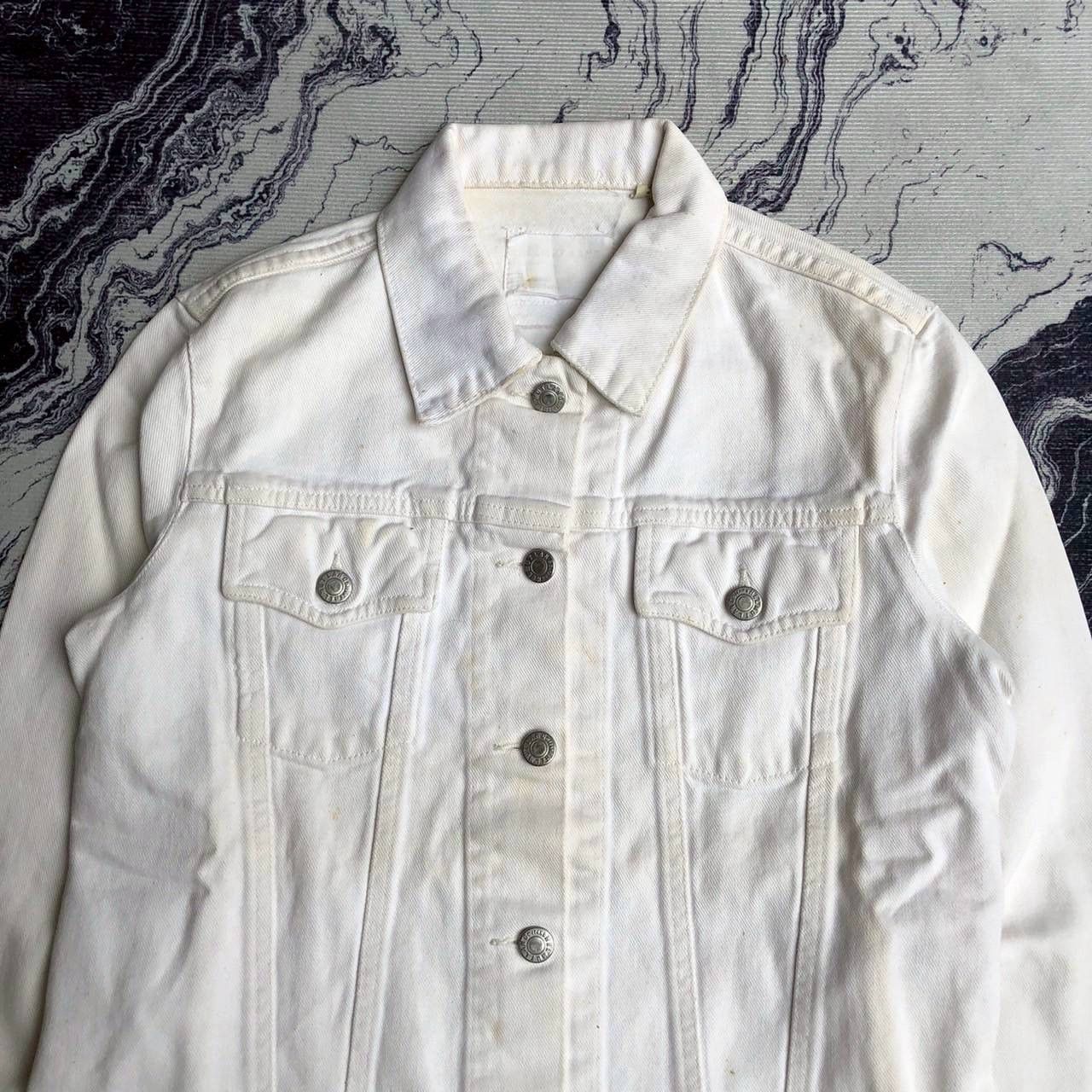 Helmut Lang Vintage Helmut Lang 1998 Denim Over sleeve Jacket Size S / US 4 / IT 40 - 2 Thumbnail