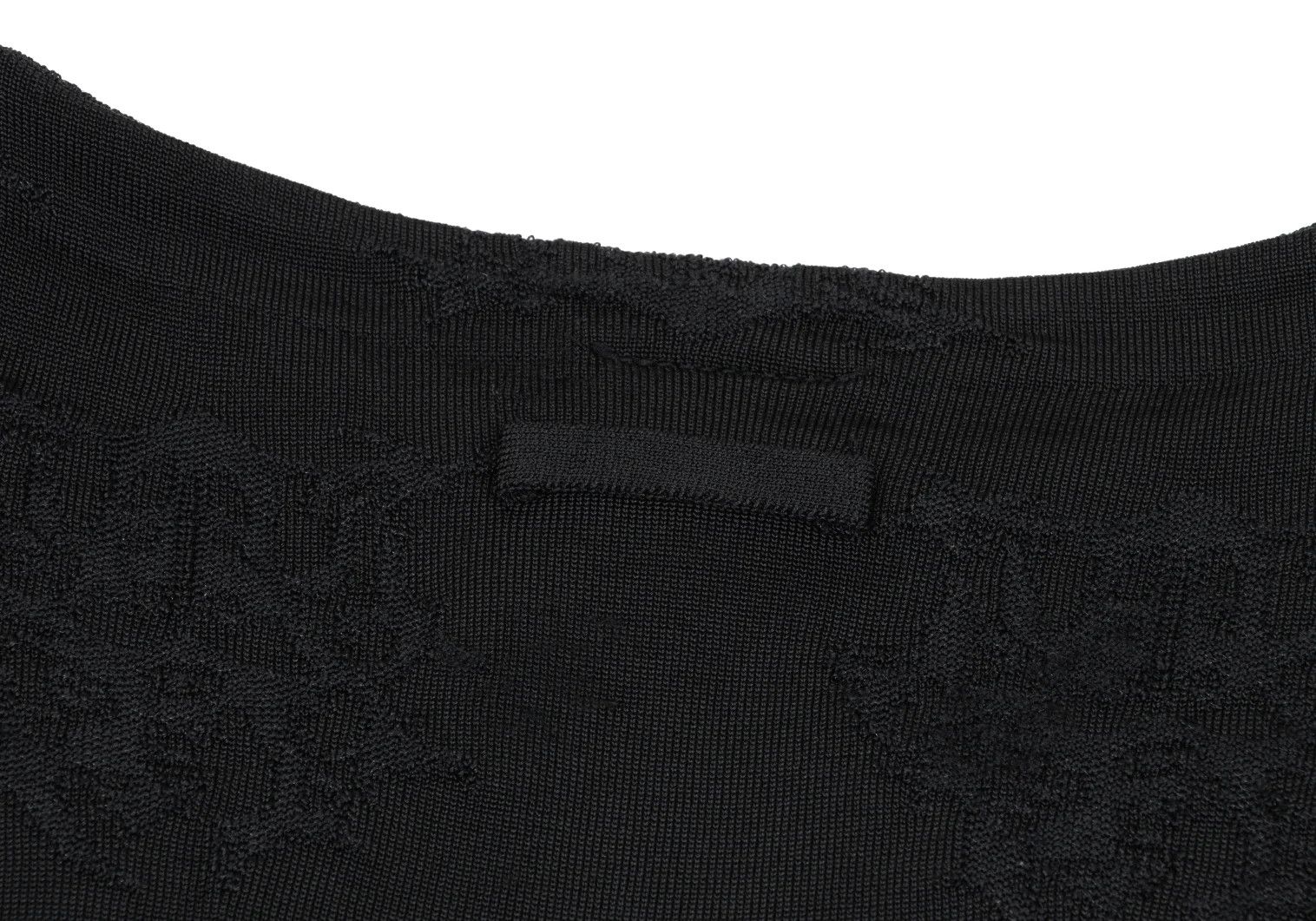 Jean Paul Gaultier Black Acrylic Stretch Embroidered Jacquard Knit, Size 48 Size US M / EU 48-50 / 2 - 10 Thumbnail