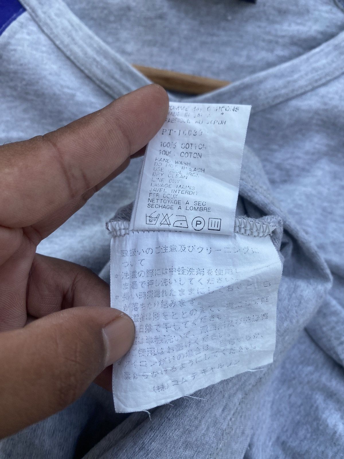 Comme des Garcons Rare Vintage AD 1997 Comme Des Garcons CDG Homme Plus Tee Size US M / EU 48-50 / 2 - 13 Thumbnail
