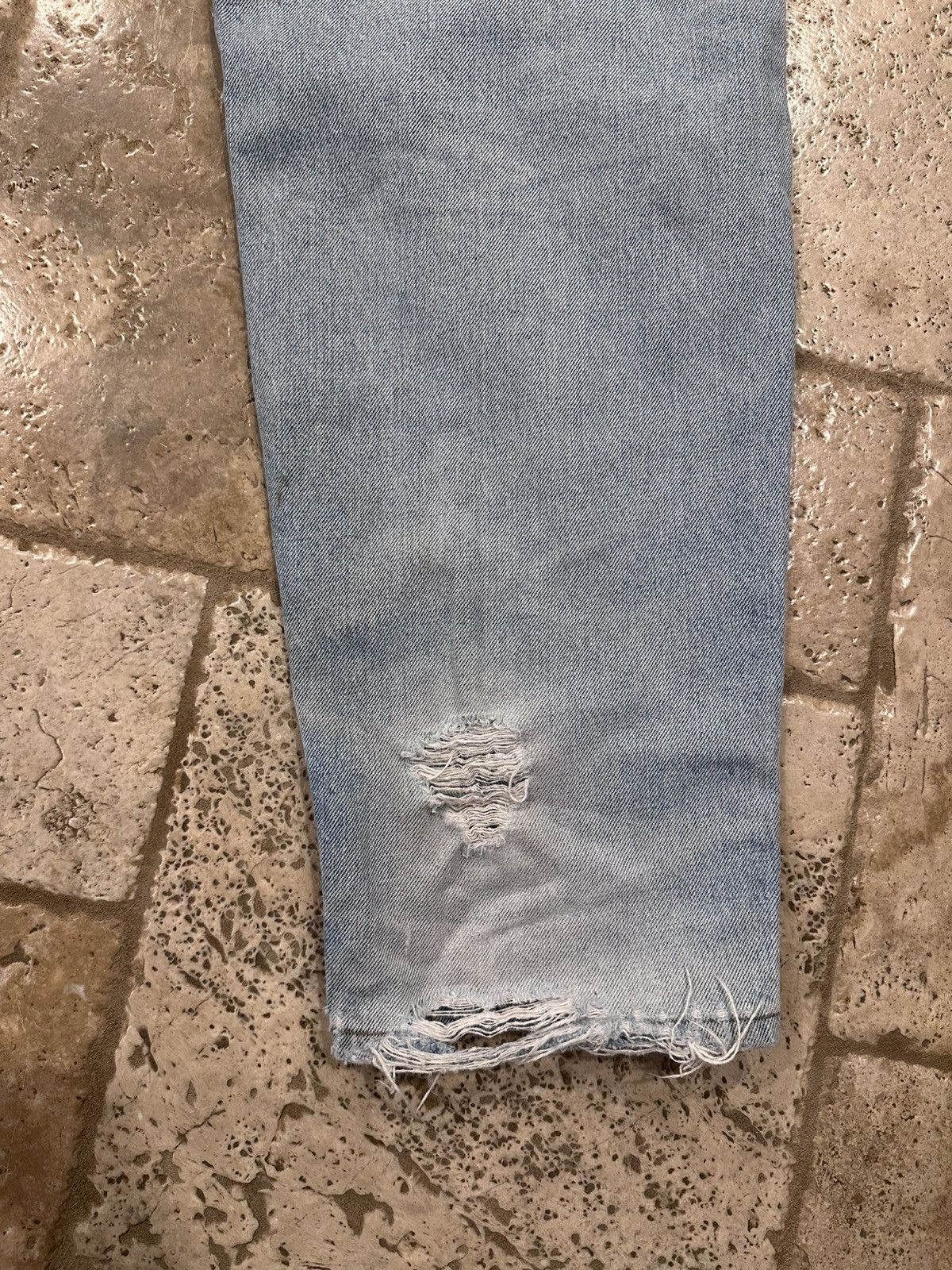 Levi's Vintage Levi’s 506 Blue Distressed Thrashed 90’s Denim Jeans Size US 38 / EU 54 - 8 Thumbnail