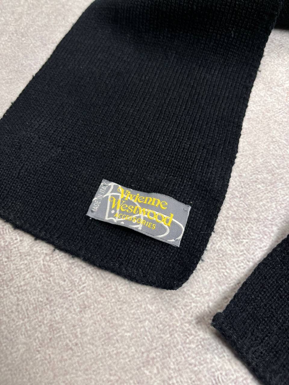 Vintage × Vivienne Westwood ⚡️FAST SALE⚡️VINTAGE VIVIENNE WESTWOOD ORB SATURN LOGO SCARF Size ONE SIZE - 3 Thumbnail