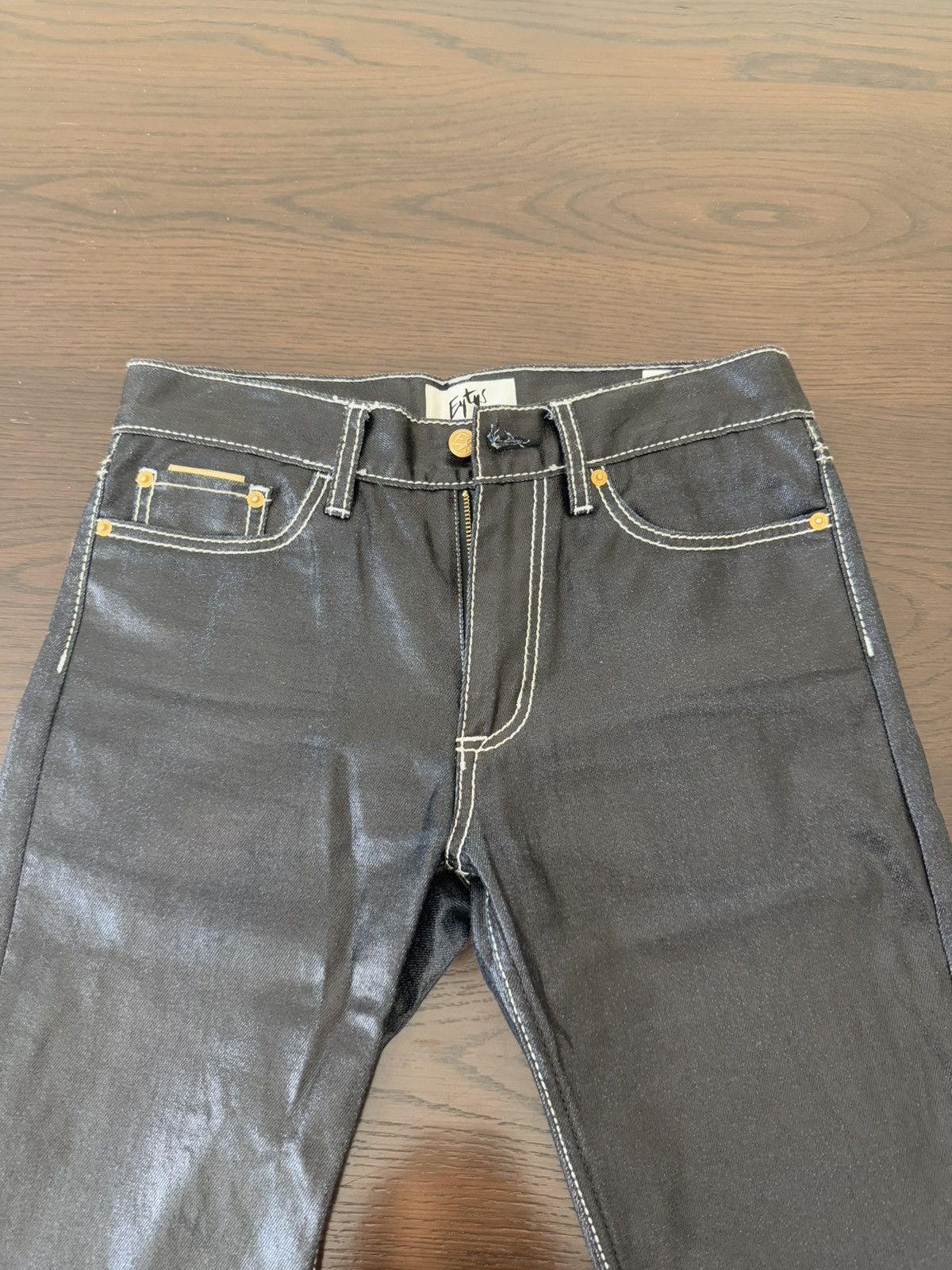 Eytys EYTYS CYPRESS TAR BLACK STRAIGHT FIT JEANS Size US 30 / EU 46 - 3 Thumbnail