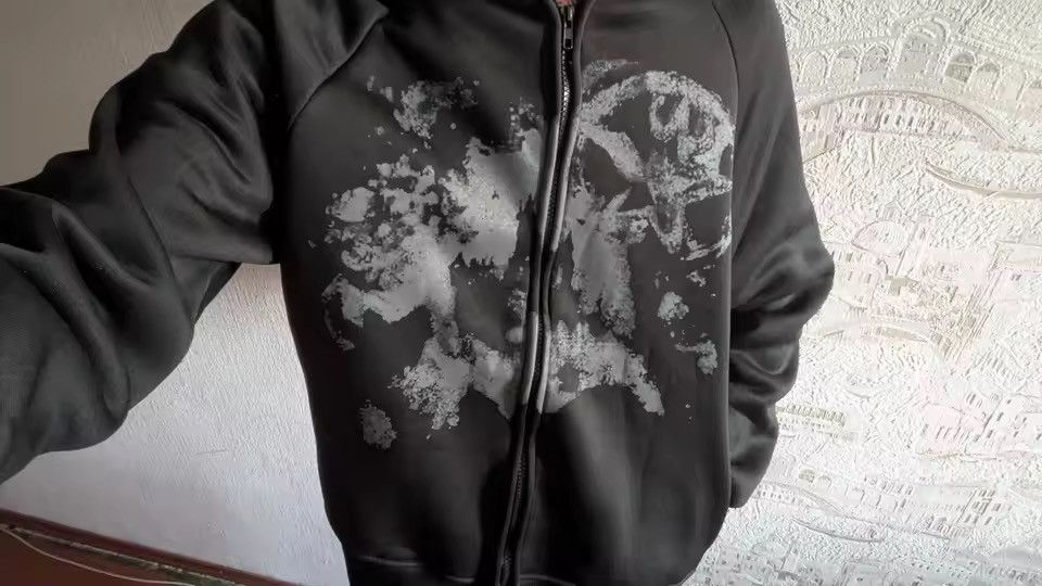 Japanese Brand Oversized Black Hoodie Size US XXL / EU 58 / 5 - 1 Thumbnail