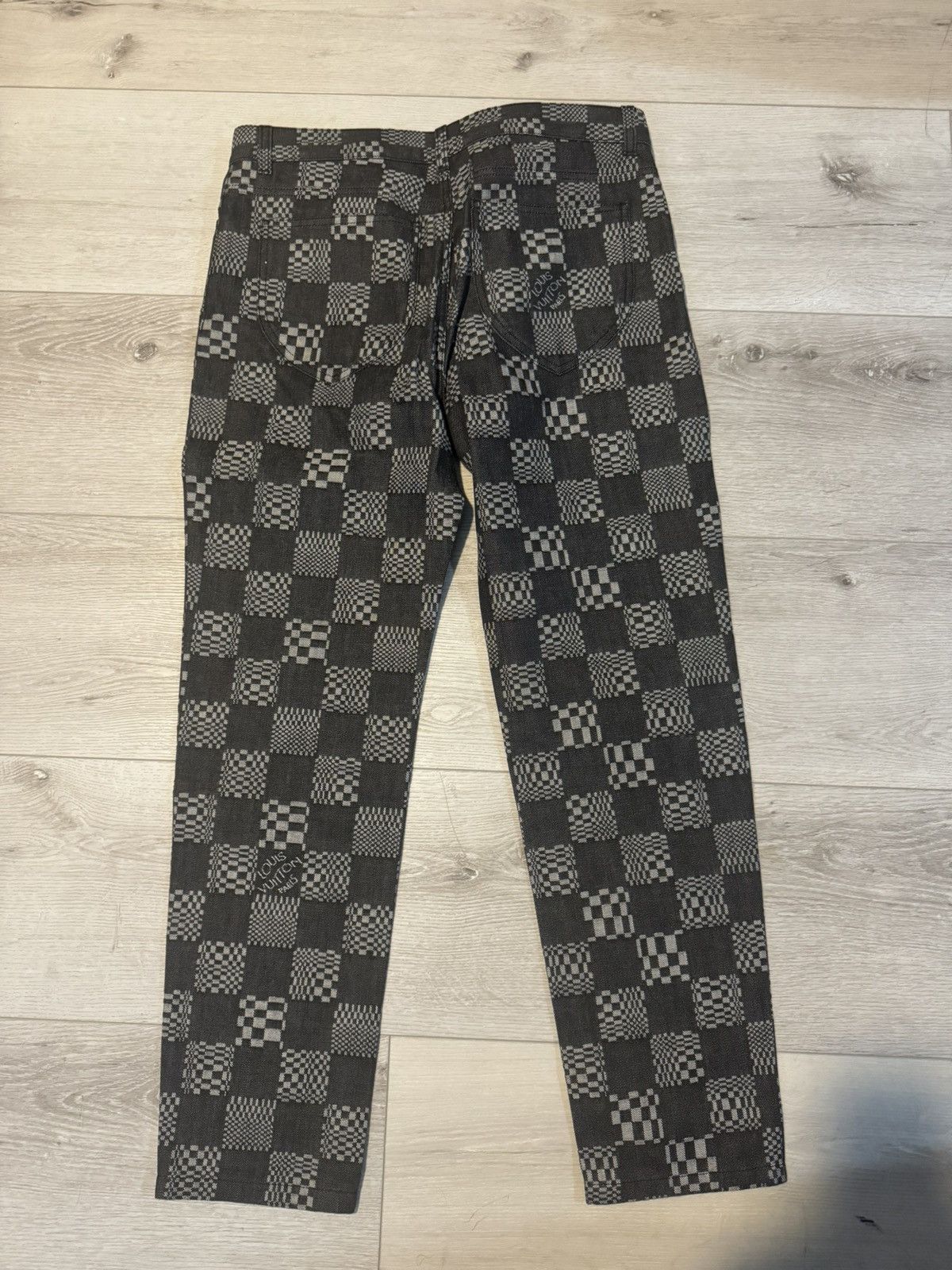 Louis Vuitton Louis Vuitton Checkered Denim Size US 30 / EU 46 - 3 Thumbnail