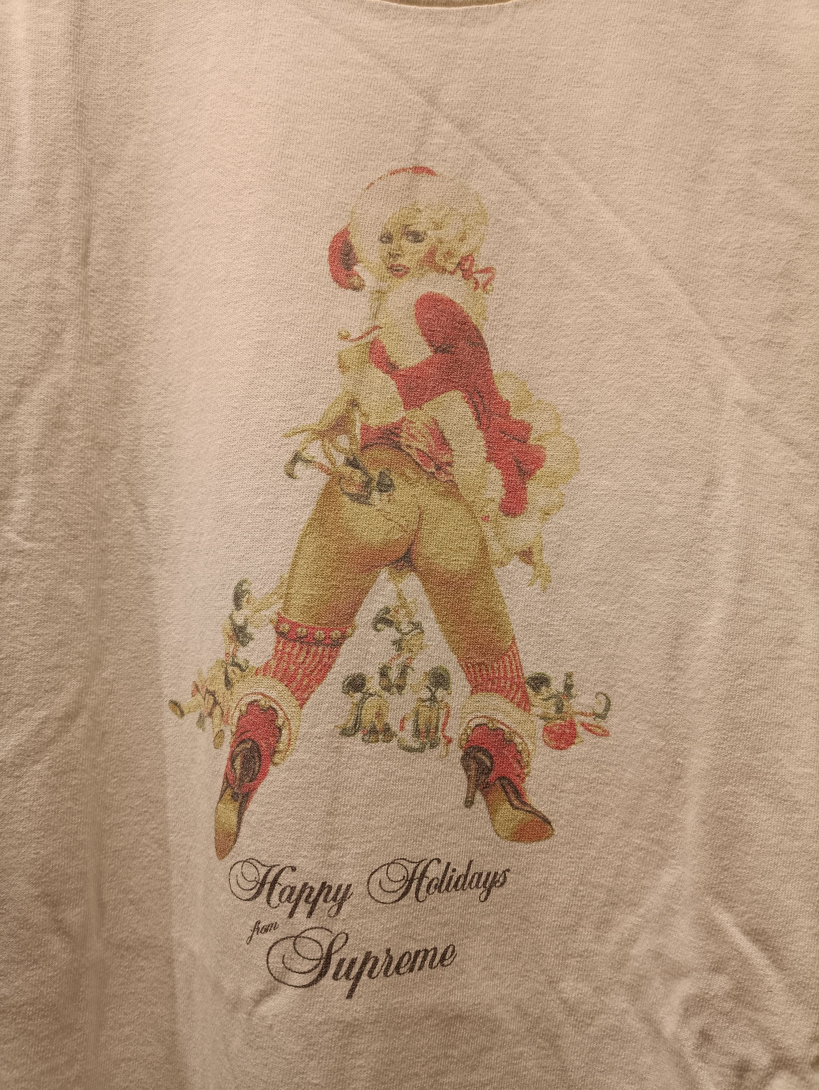 Supreme × Vintage 2001 Supreme Happy Holidays “Friends And Family” Tee Size US L / EU 52-54 / 3 - 2 Thumbnail