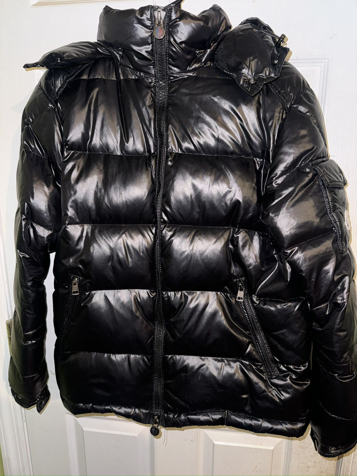 Moncler Moncler Maya Leather Jacket Size US L / EU 52-54 / 3 - 1 Thumbnail
