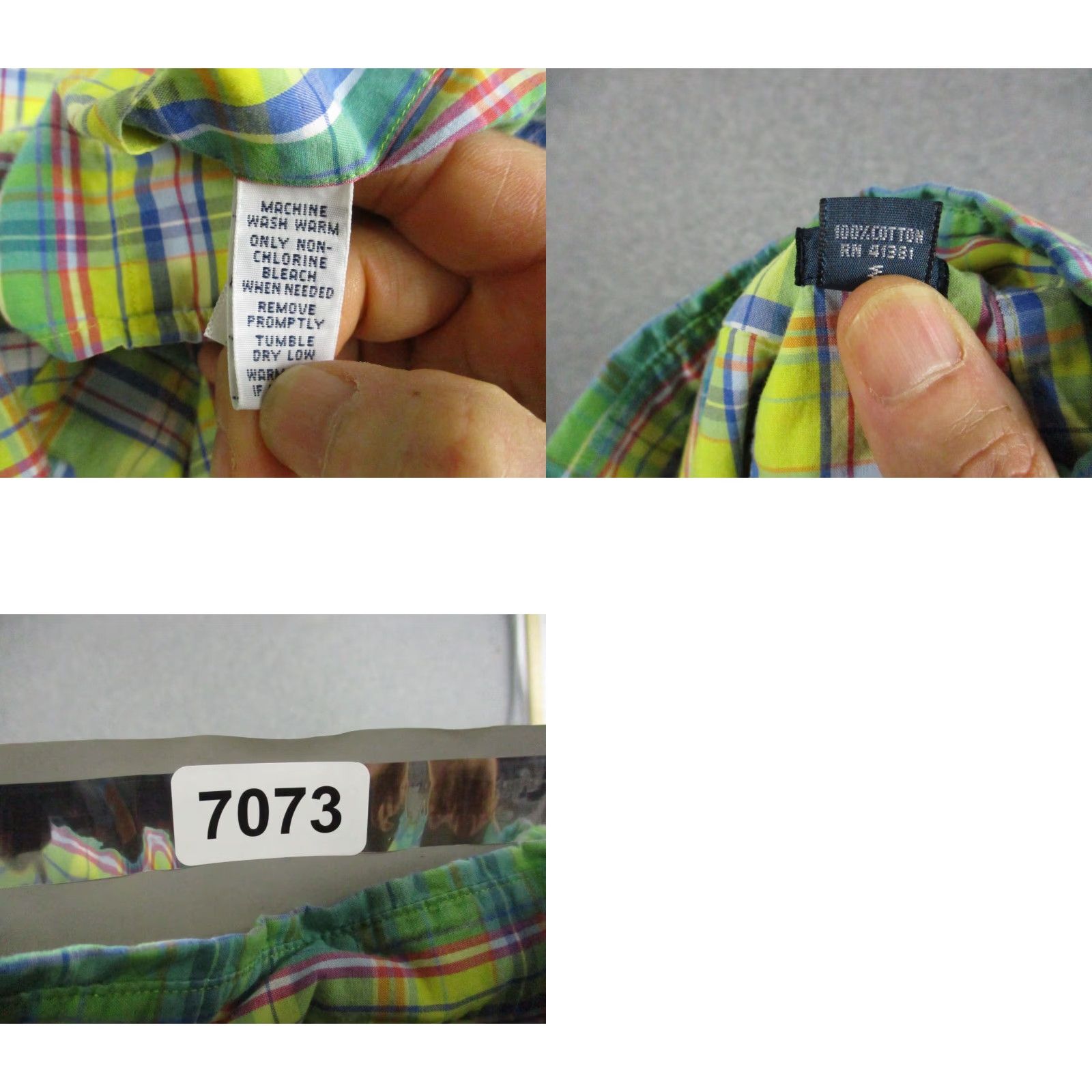 Ralph Lauren Ralph Lauren Shirt Mens Large Multicolor Plaid Pocketed Long Sleeve Button-Up Shirt Size US L / EU 52-54 / 3 - 8 Thumbnail