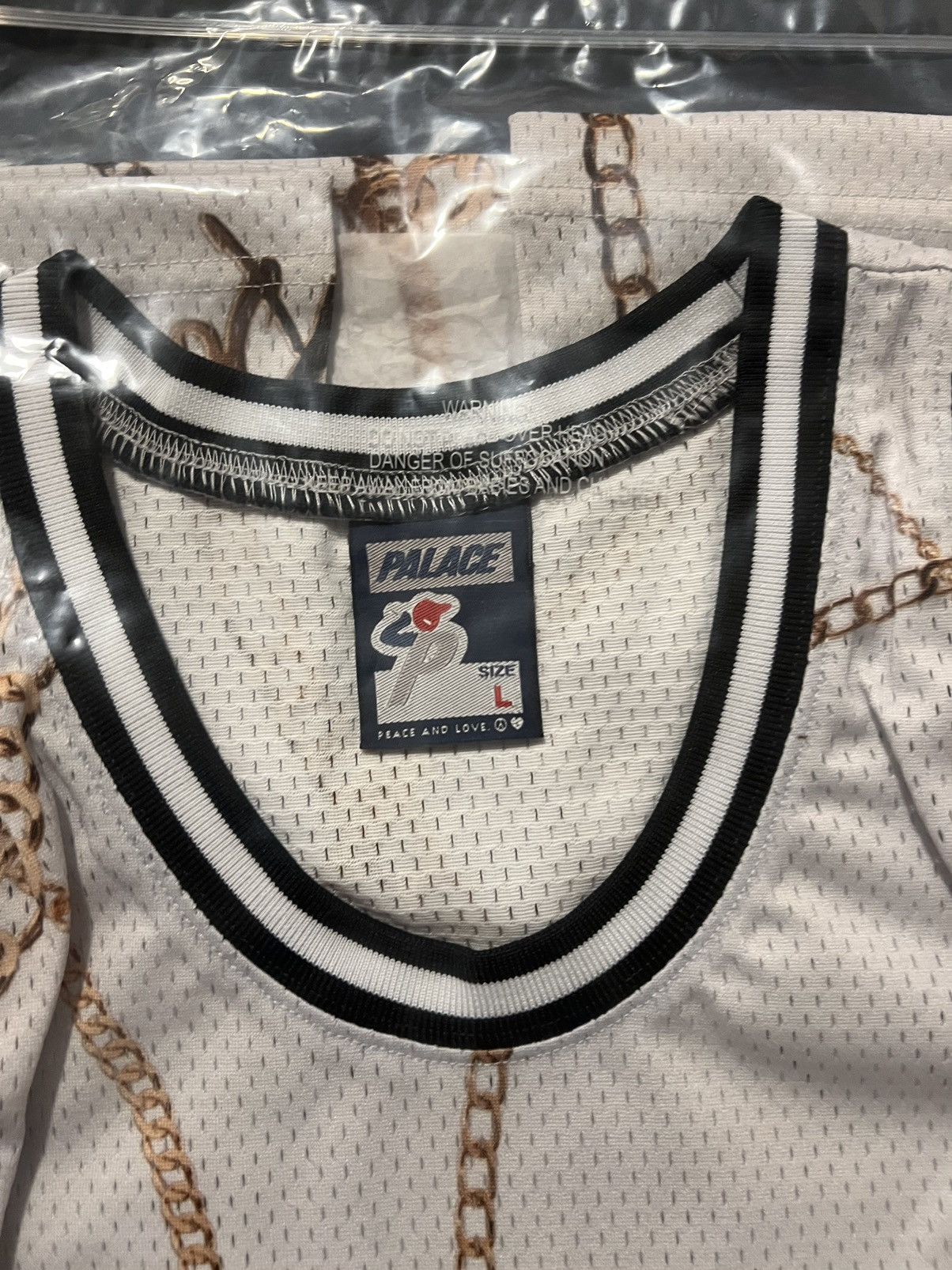Palace Palace CHAIN BASKETBALL VEST CLOUDY Jersey Men’s Size Large Size US L / EU 52-54 / 3 - 6 Thumbnail