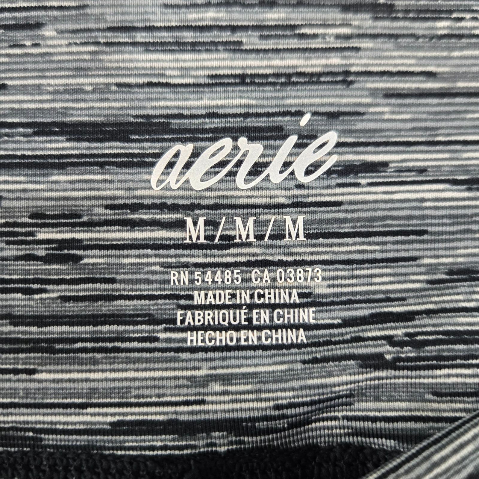 Other Aerie Gray Black Space Dye Cropped Leggings Size Medium Size 28" / US 6 / IT 42 - 5 Thumbnail