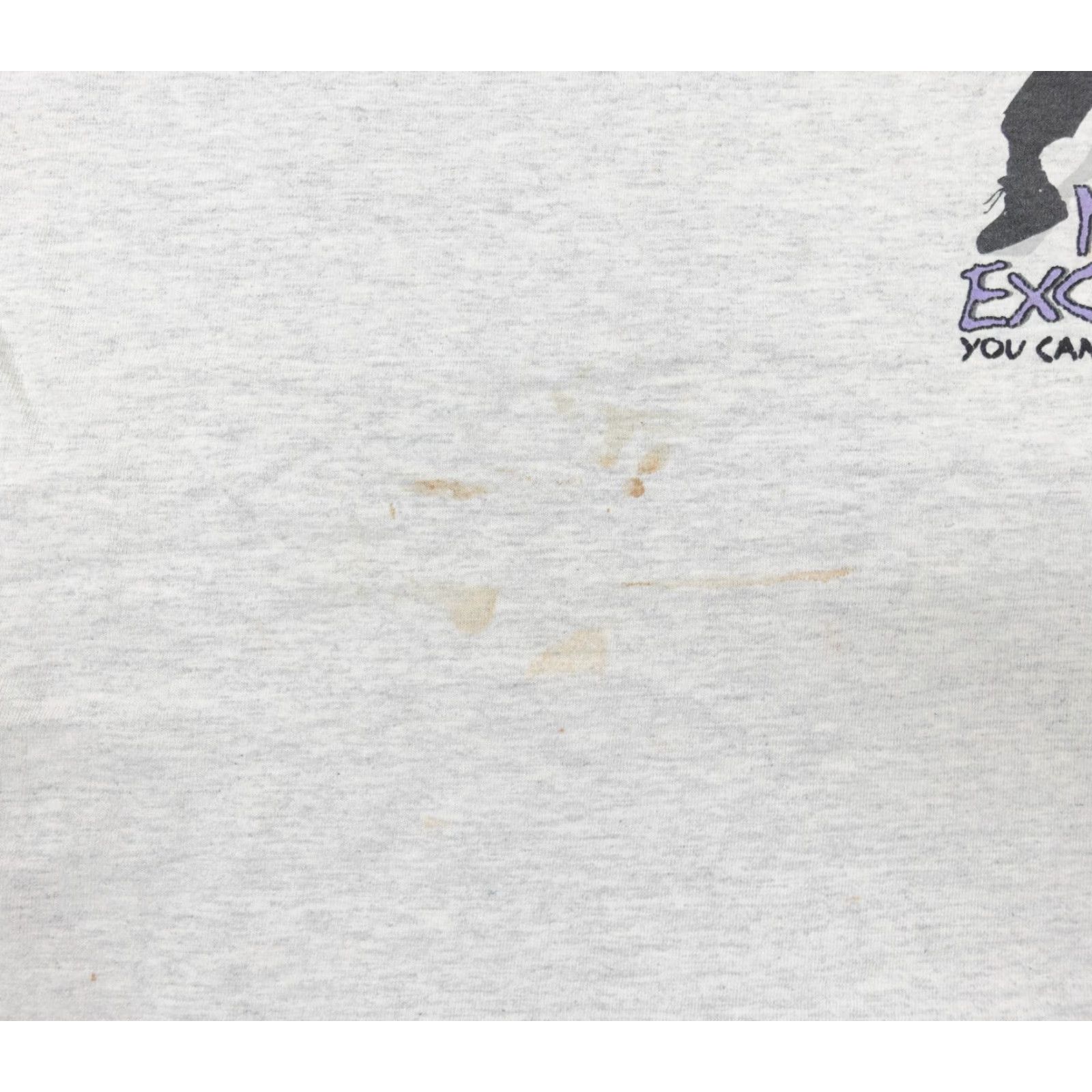 Vintage VINTAGE CYRK No Excuses Basketball Shirt Adult Medium Gray 90s Graphic Tee Mens Size US M / EU 48-50 / 2 - 3 Thumbnail