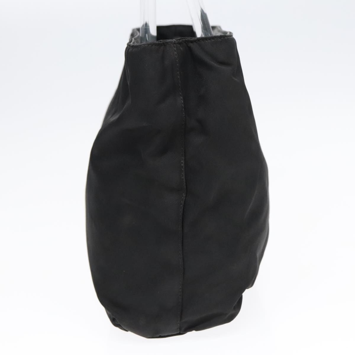 Prada PRADA Hand Bag Nylon Plastic Black Clear Silver Size ONE SIZE - 4 Thumbnail