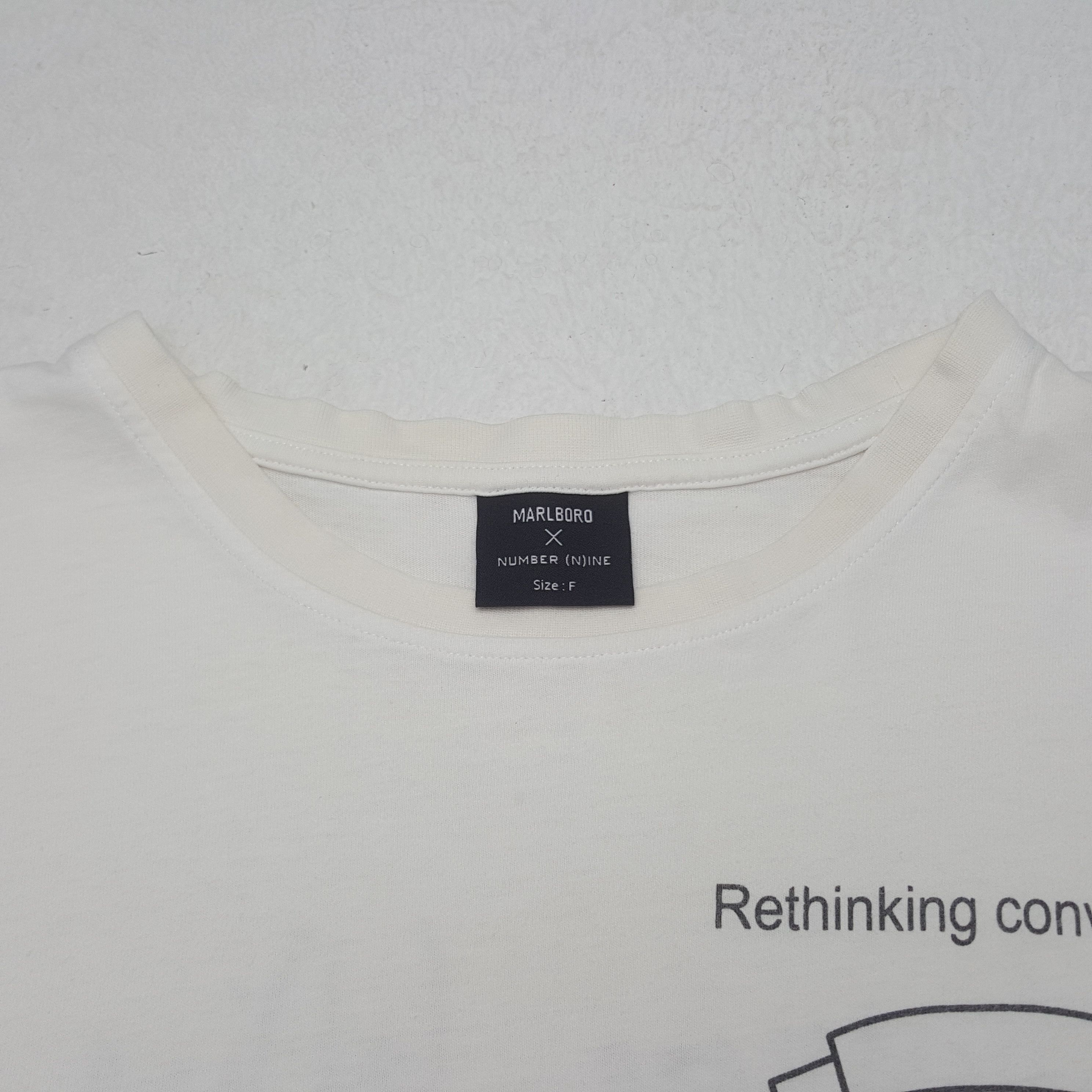 Marlboro × Number (N)ine Vintage Number (N)ine Signature Custom Art Tshirt Size US L / EU 52-54 / 3 - 5 Thumbnail