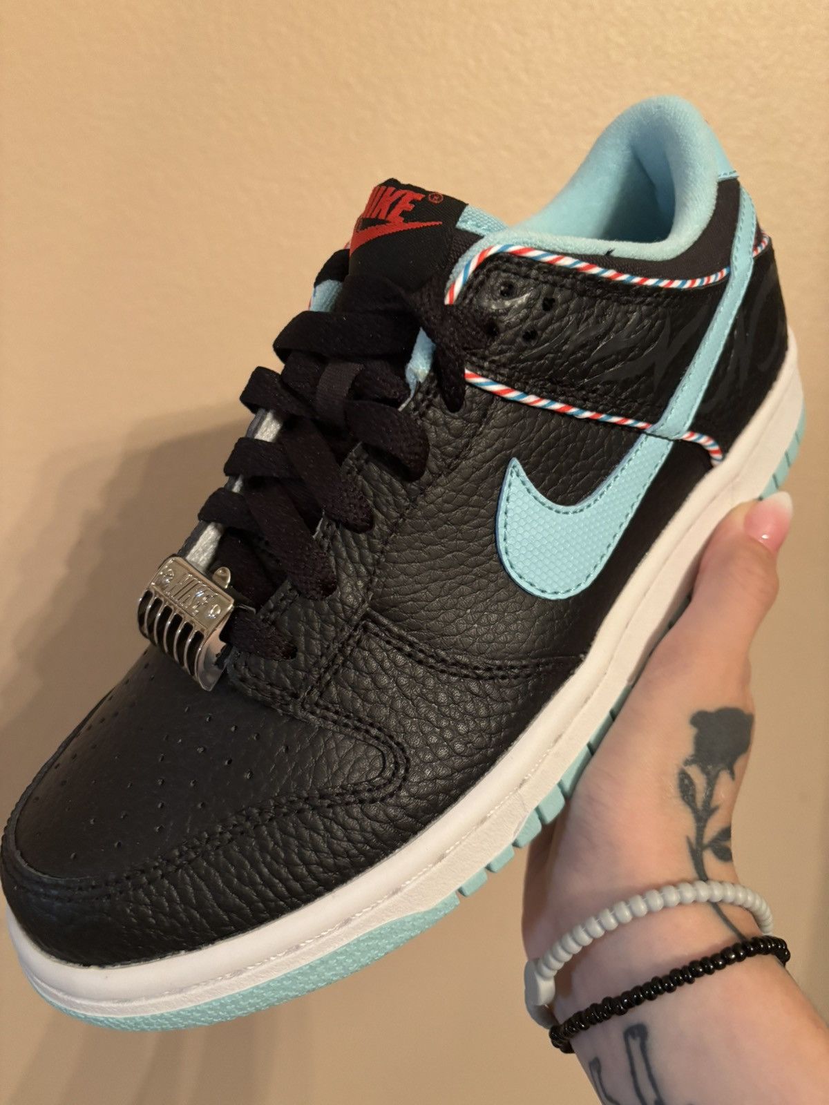 Nike Dunk Low SE GS ‘Barber Shop - Black’ Size US 5.5 / EU 38 - 1 Thumbnail