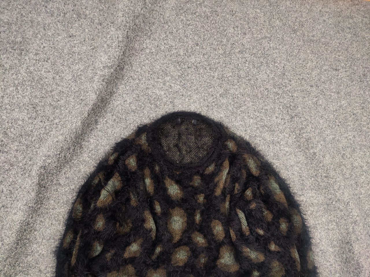 If Six Was Nine Vintage leopard Mohair Style Black Sweater Y2K hysteric Size US S / EU 44-46 / 1 - 2 Thumbnail