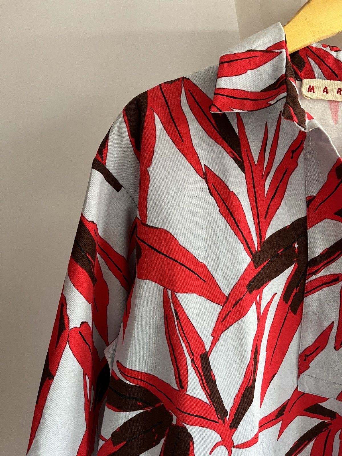 Marni Marni Leaves Half Button Up Blouse Size S / US 4 / IT 40 - 7 Thumbnail
