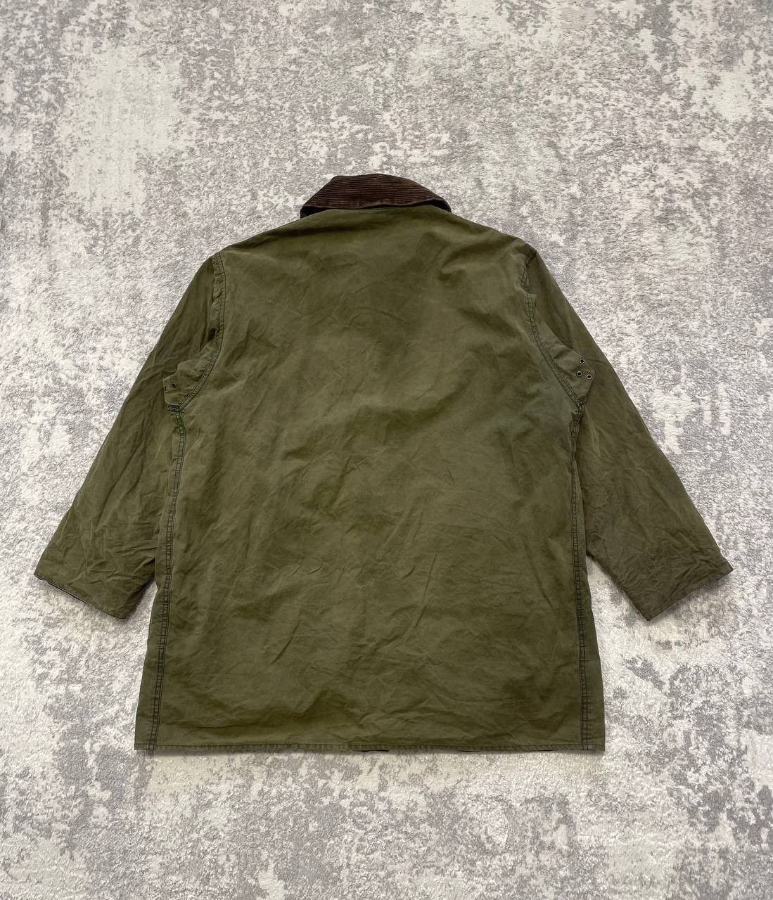 Barbour Vintage Barbour Border Waxed Cotton Jacket Made In England Size US L / EU 52-54 / 3 - 15 Thumbnail
