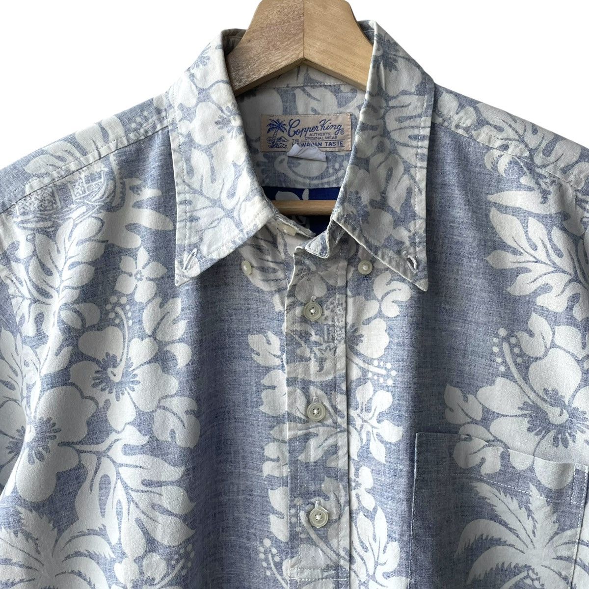 Warehouse & Co. Copper King Reverse Print Pullover Hawaiian Shirt Size US M / EU 48-50 / 2 - 3 Thumbnail