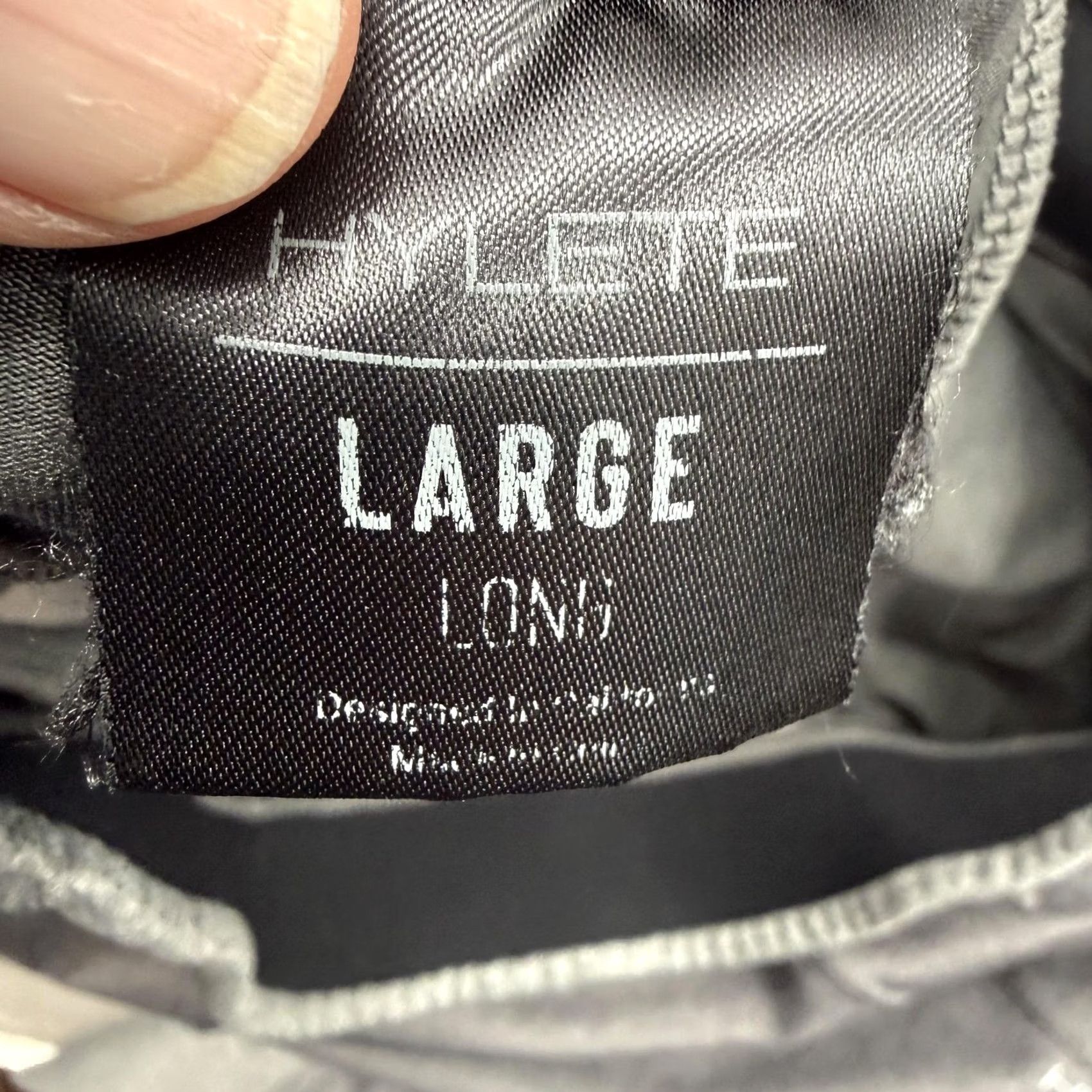 Vintage HYLETE Mens Large Gray Knit Jogger Pants Athletic Pockets Elastic Waist Zip Pocket Zip Drawstring Casual Gym Training Running Yoga Size US 33 - 3 Thumbnail