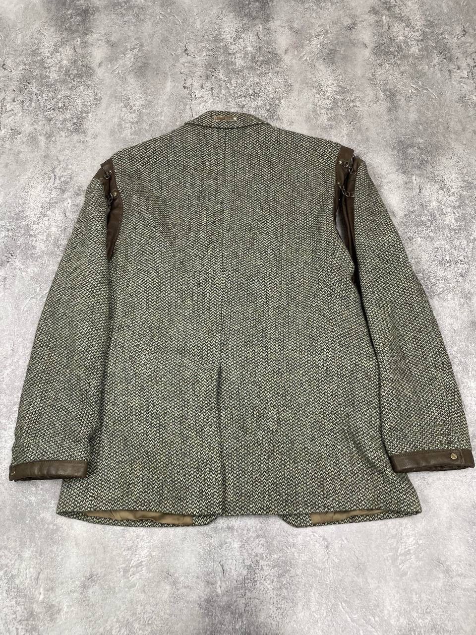 Harris Tweed Harris Tweed Men’s Vintage Jacket Wool Handwoven Brown Size 38S - 9 Thumbnail