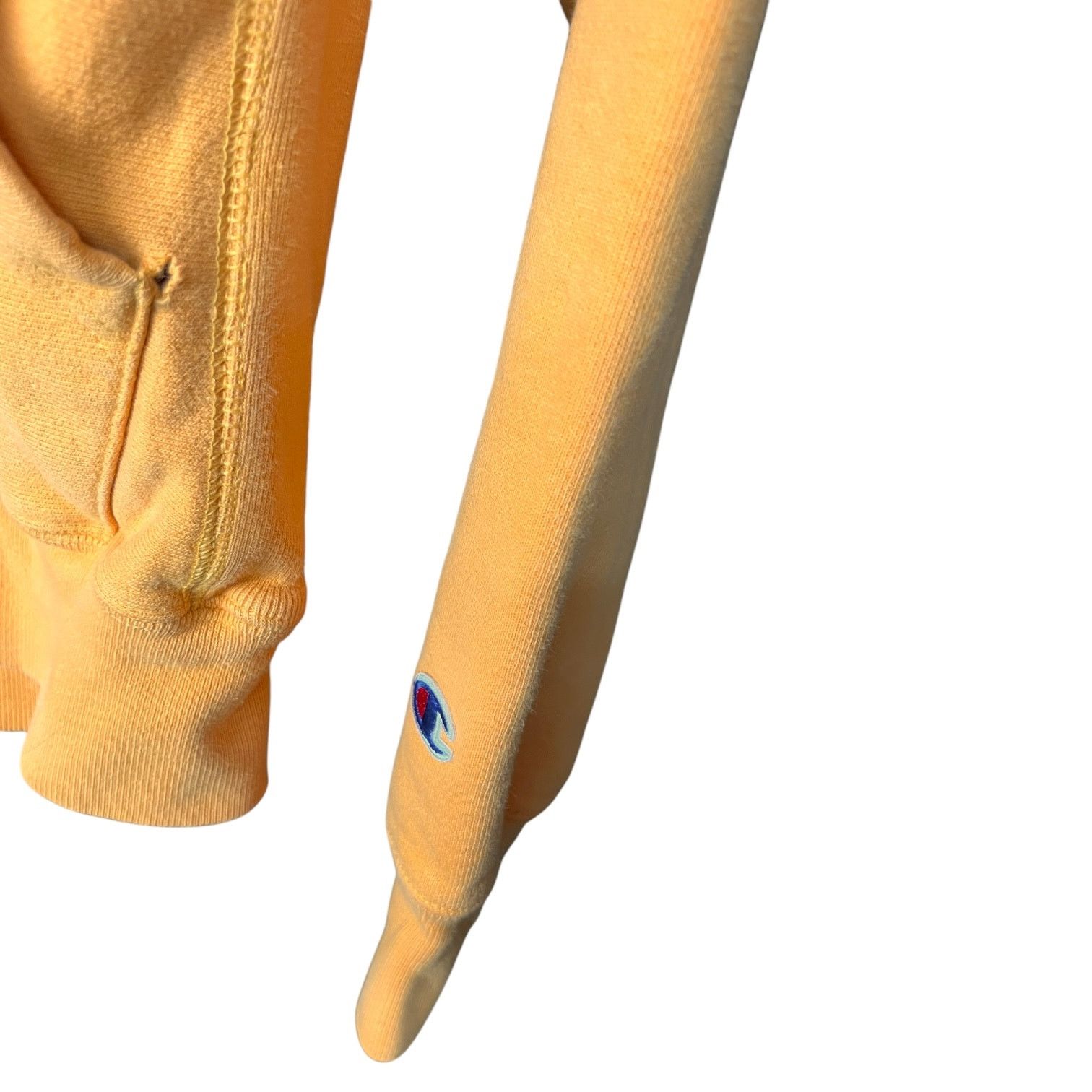 Champion Vintage Men's Champion Reverse Weave Blank Yellow Hoodie - S Size US S / EU 44-46 / 1 - 4 Thumbnail