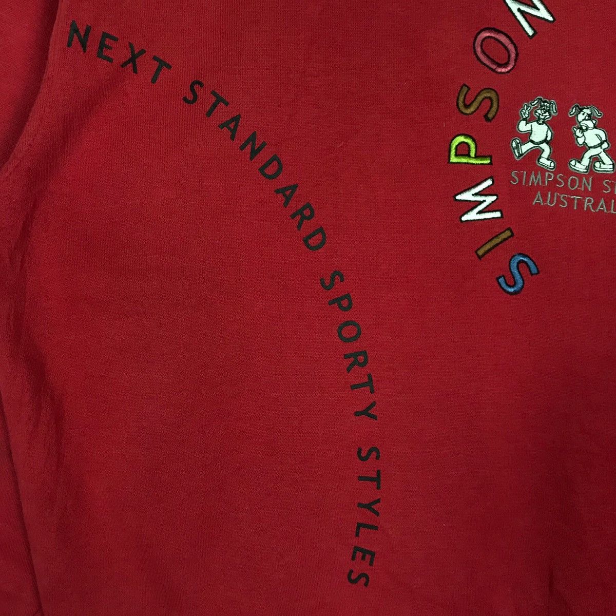The Simpsons Vintage Simpson Sports Casual Australia Pullover Jumper Size US M / EU 48-50 / 2 - 4 Thumbnail