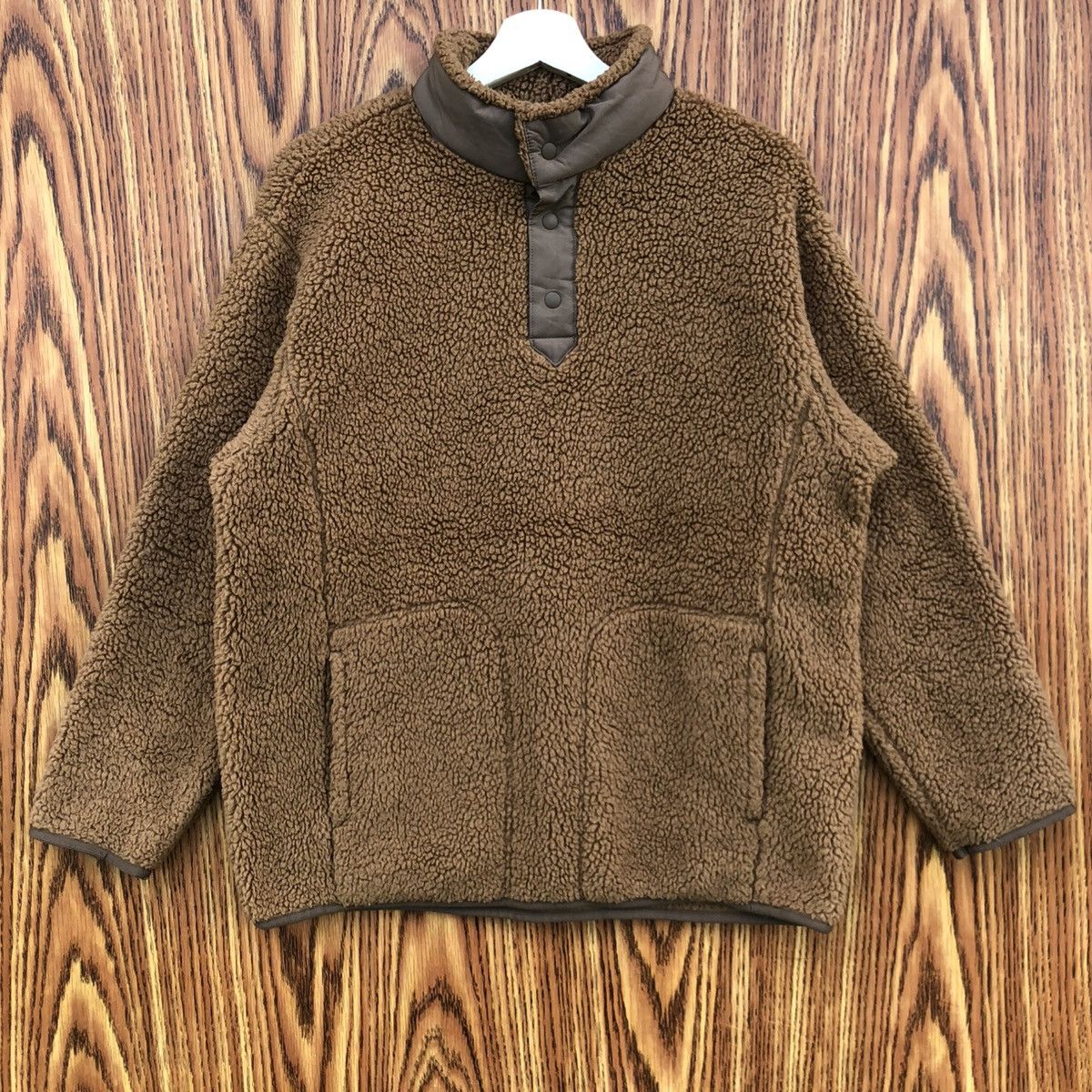 Uniqlo × White Mountaineering Vintage White Mountaineering X Uniqlo Brown Sherpa Faux Fur Size US M / EU 48-50 / 2 - 4 Thumbnail