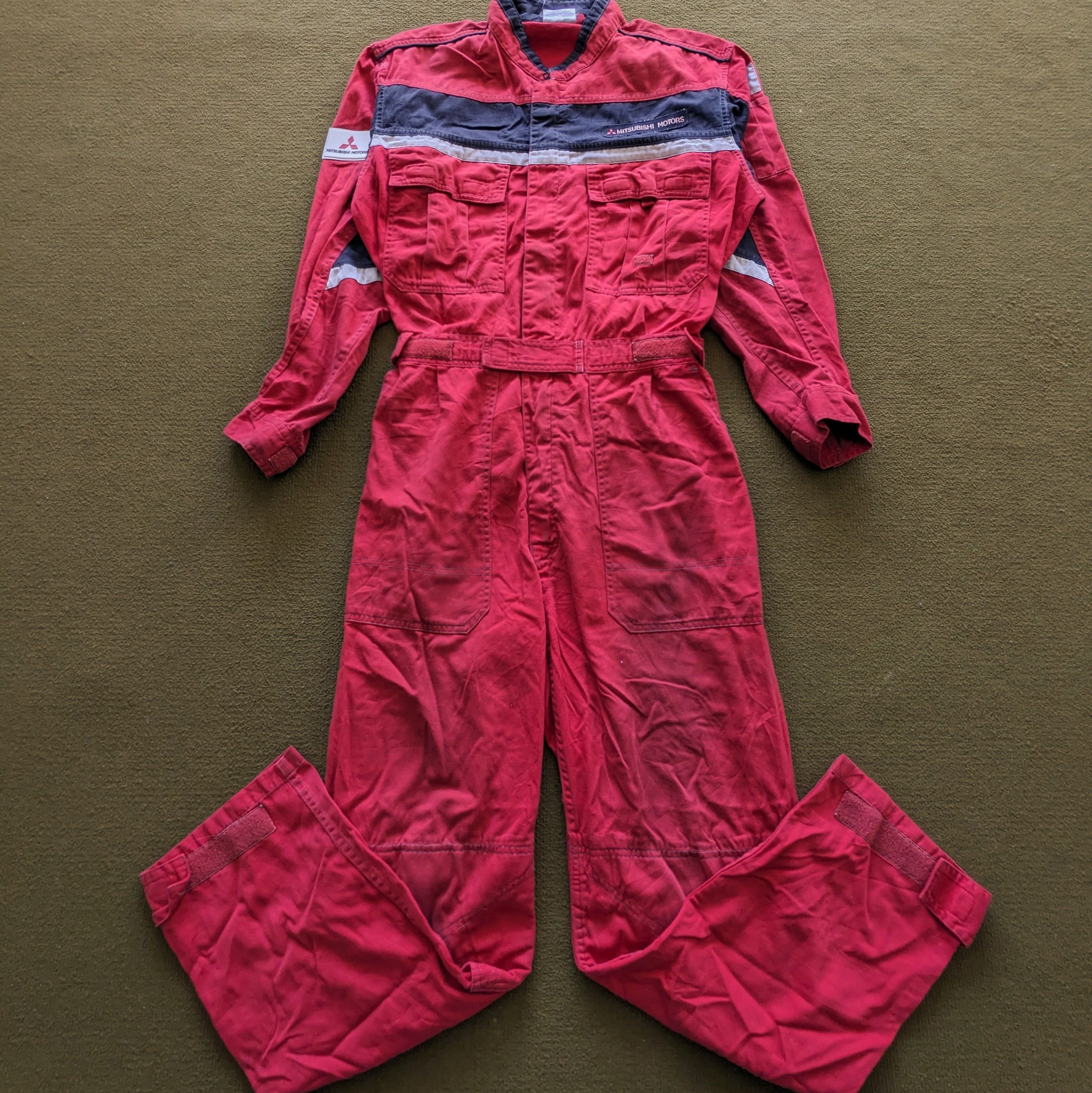 Vintage Vintage MITSUBISHI MOTORS Racing Coverall Workwear Jacket Size US M / EU 48-50 / 2 - 3 Thumbnail