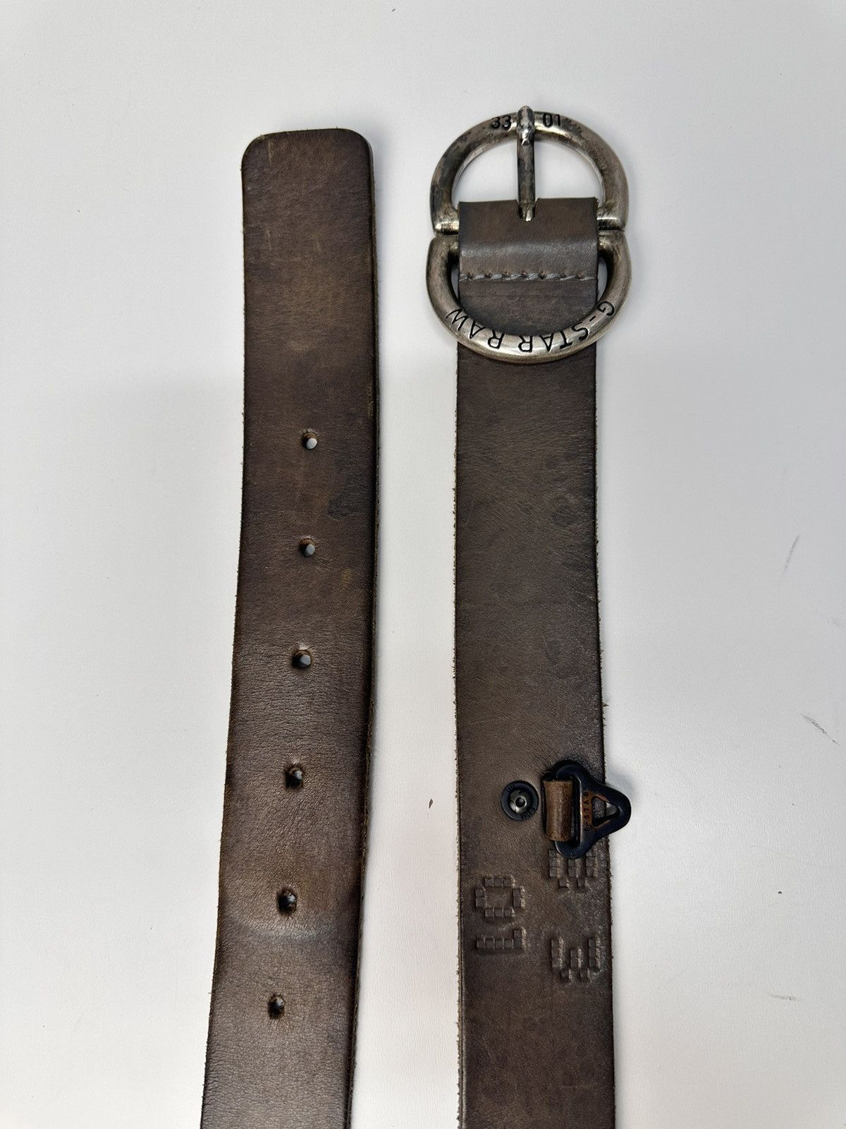 G-Star Vintage Belt B.B.Simon leather Avantgarde Hysteric Glamour Size ONE SIZE - 10 Thumbnail