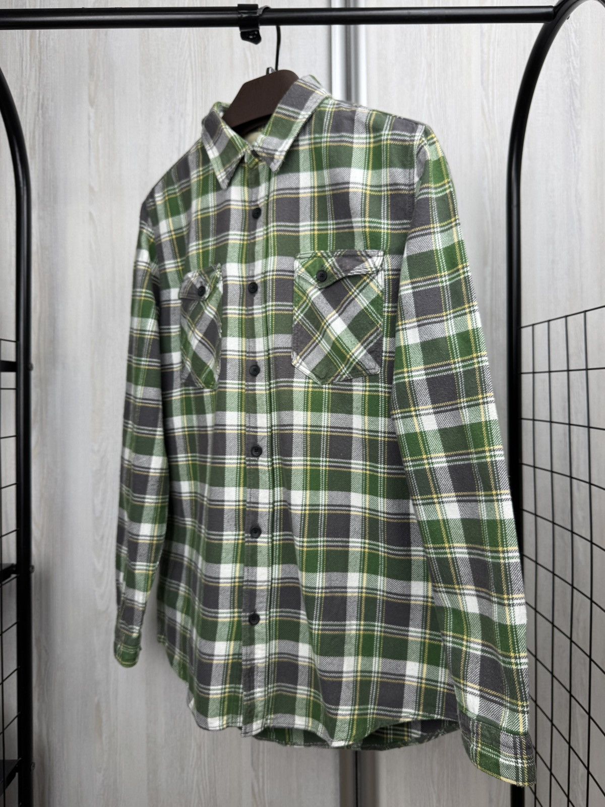 Nudie Jeans Nudie Jeans checkered green flannel long sleeve shirt Size US M / EU 48-50 / 2 - 5 Thumbnail