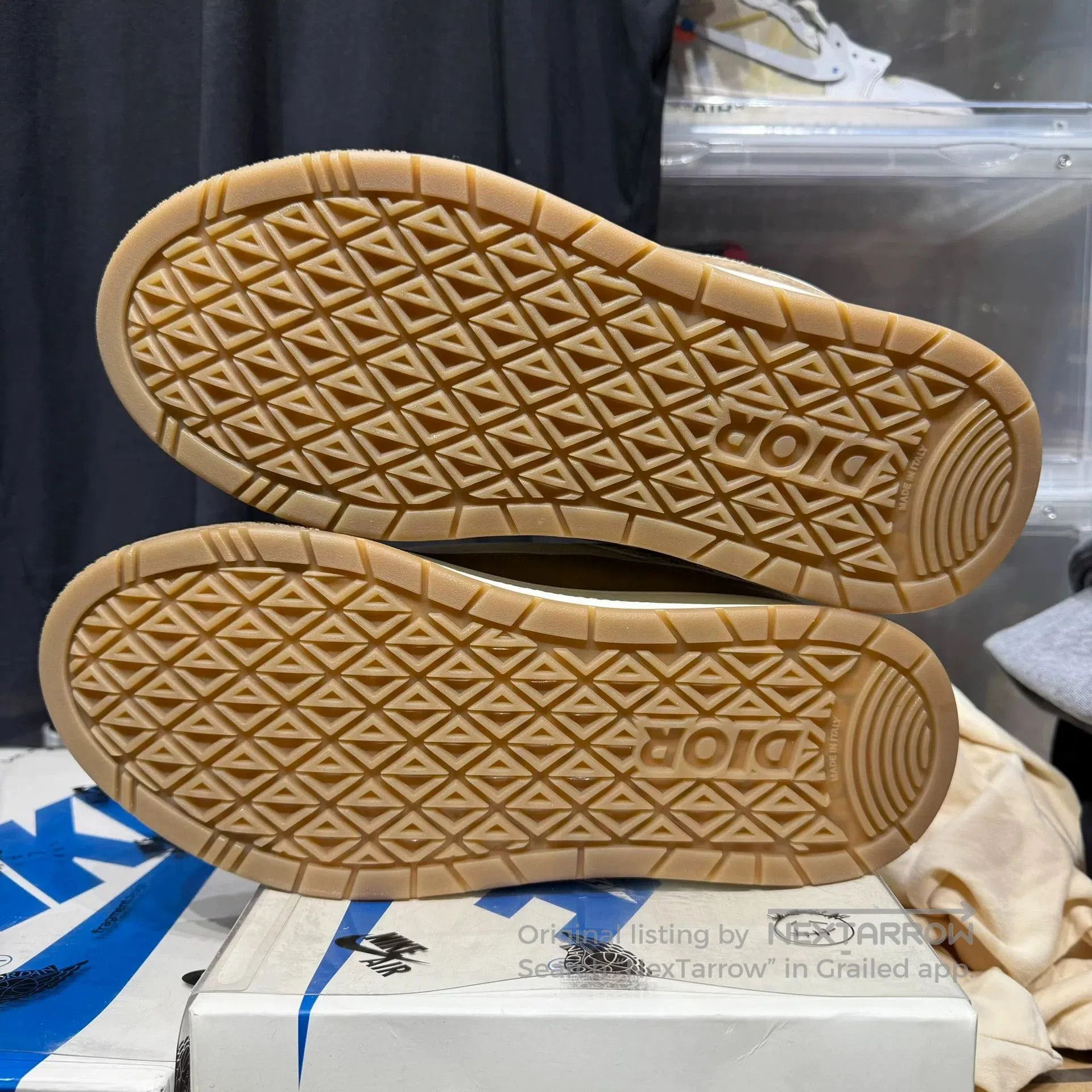 Dior beige snake print sneakers size 45. Size US 12 / EU 45 - 4 Thumbnail