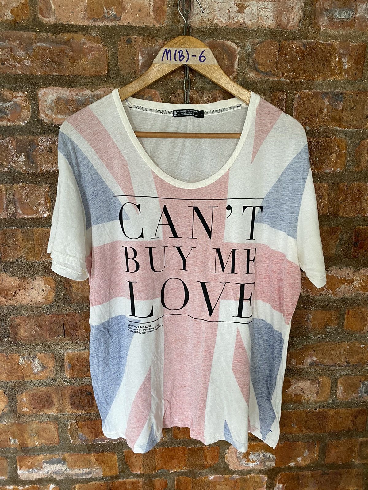 Lad Musician 2000s TK Japan X The Beatles UK Can’t buy me love Size US M / EU 48-50 / 2 - 2 Thumbnail