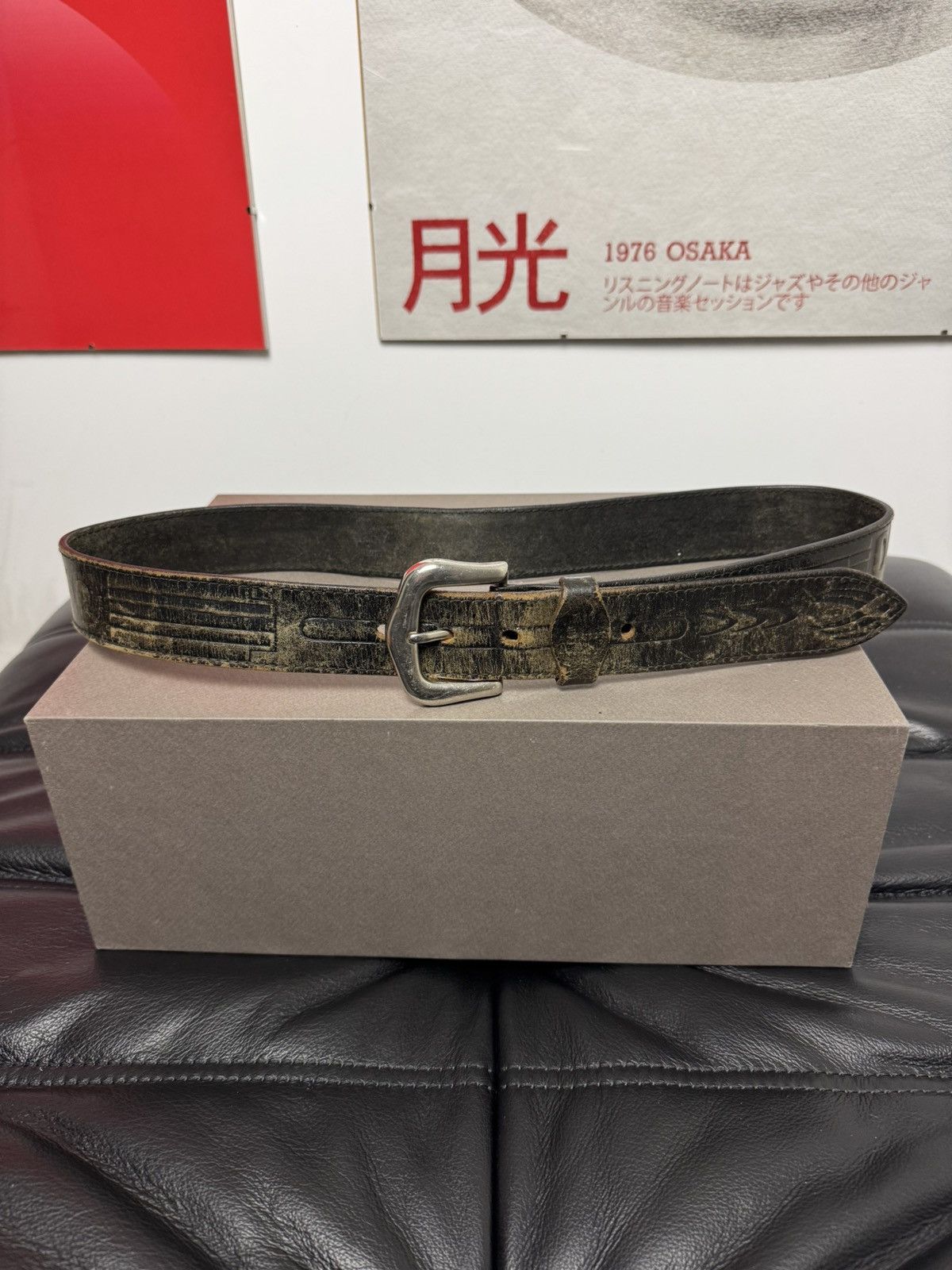 Diesel × Streetwear Y2K Vintage Diesel Logo Leather Belts