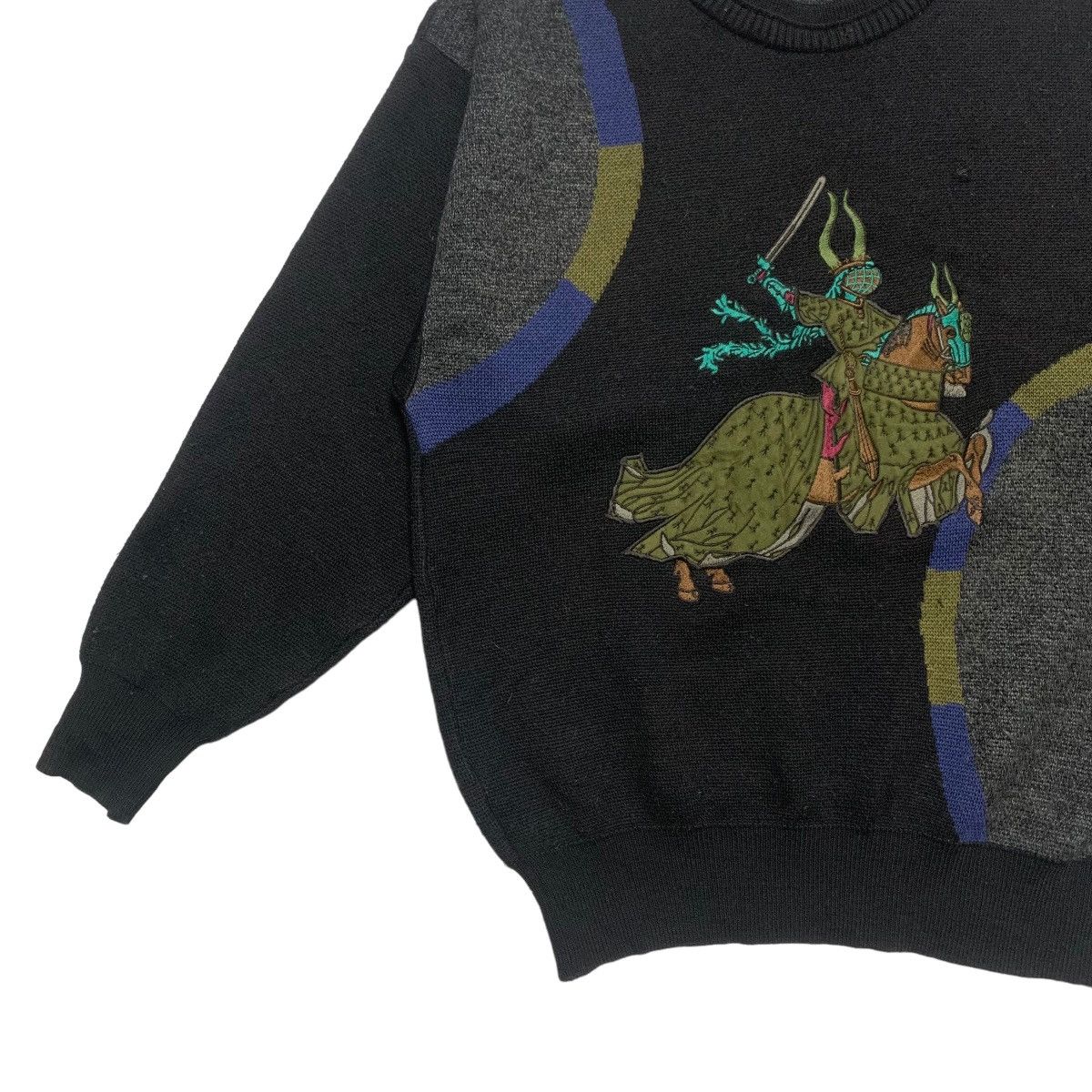 Japanese Brand More Graphy Warrior Knitwear Sweater Size US S / EU 44-46 / 1 - 2 Thumbnail