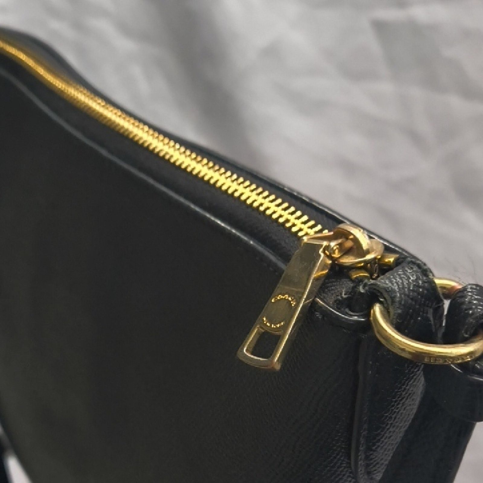 Coach Coach Black Leather Rowan File Bag Crossbody Size ONE SIZE - 8 Thumbnail