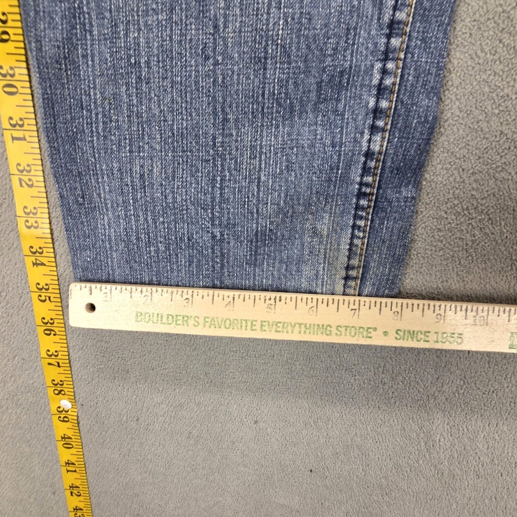 Levi's Levis 501 Jeans Mens Straight Denim Blue Medium Wash 32x30 Classic Fit Pockets Button Vintage No Size US 32 / EU 48 - 5 Thumbnail