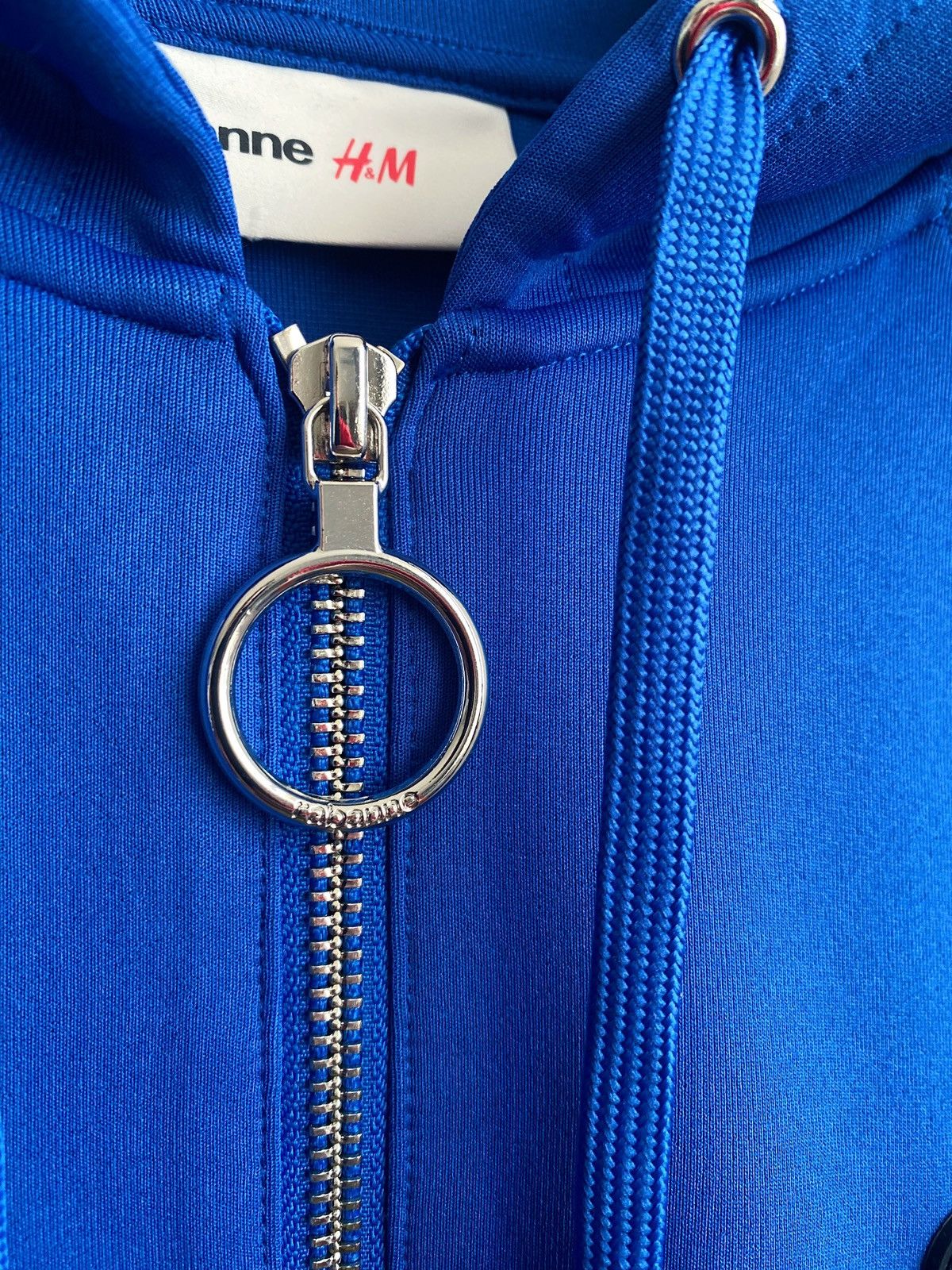H&M × Paco Rabanne New Rabanne x H&M Unisex Blue Full Zip Hooded Tracksuit Size M / US 6-8 / IT 42-44 - 8 Thumbnail