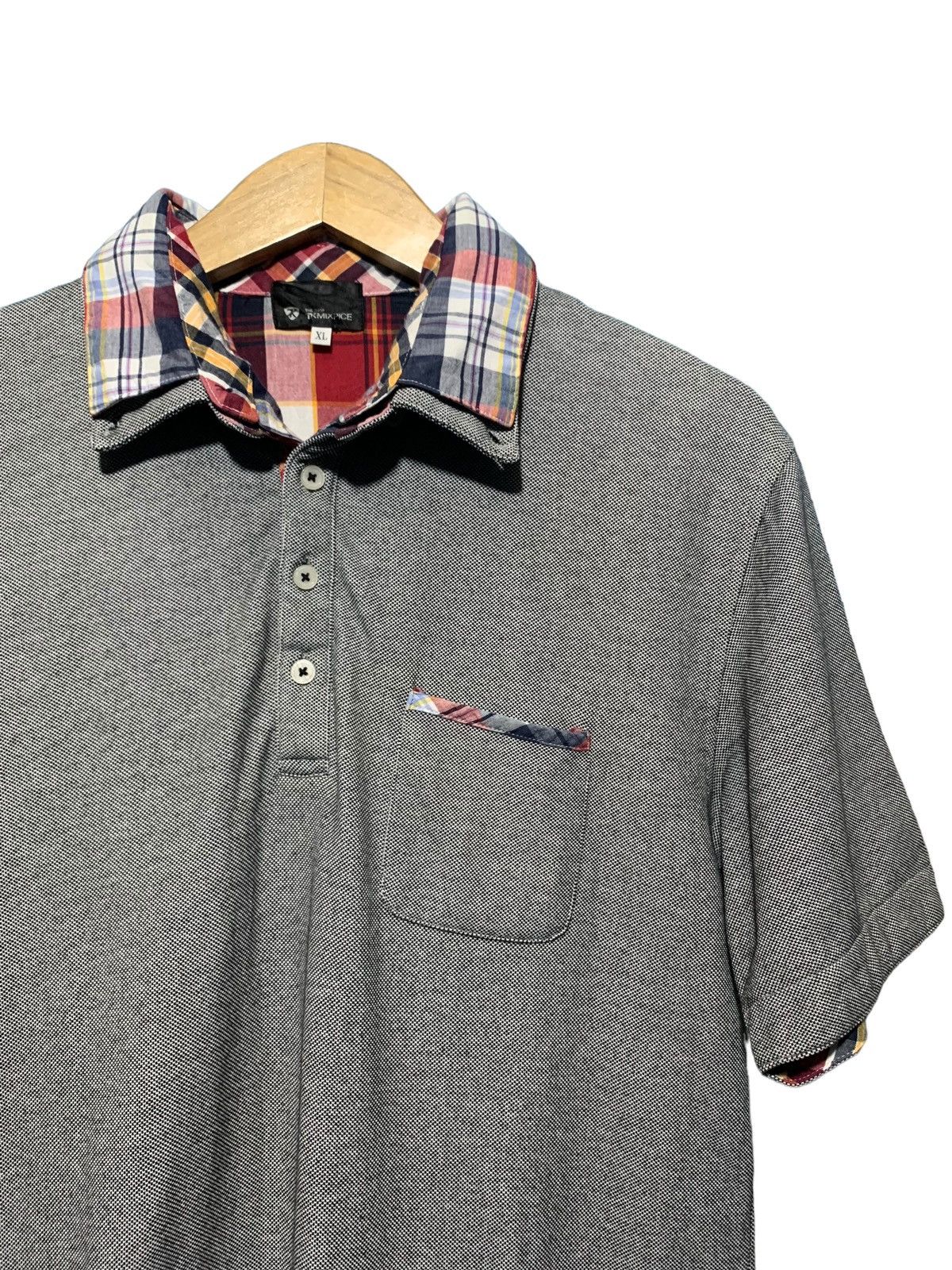 If Six Was Nine 2000s TKMIXPICE double collar polo shirt Size US M / EU 48-50 / 2 - 3 Thumbnail