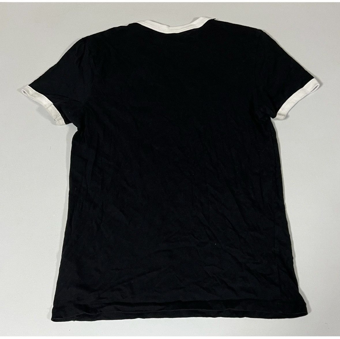 Topman Topman Black White Short Sleeve Henley Shirt Top Tee Size XS Size US XS / EU 42 / 0 - 4 Thumbnail