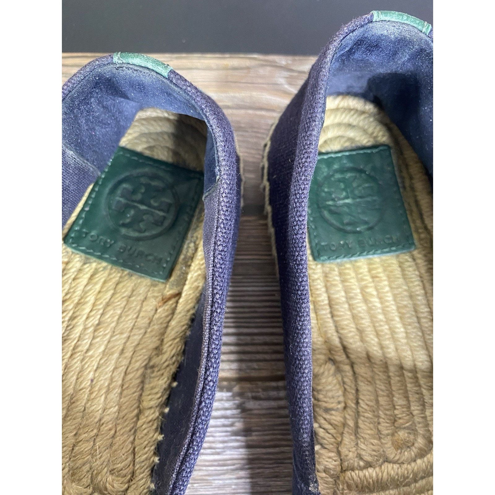 Tory Burch Tory Burch Elisa Logo Flat Espadrille Navy/GreenFlats -6.5 Size US 6.5 / IT 36.5 - 4 Thumbnail