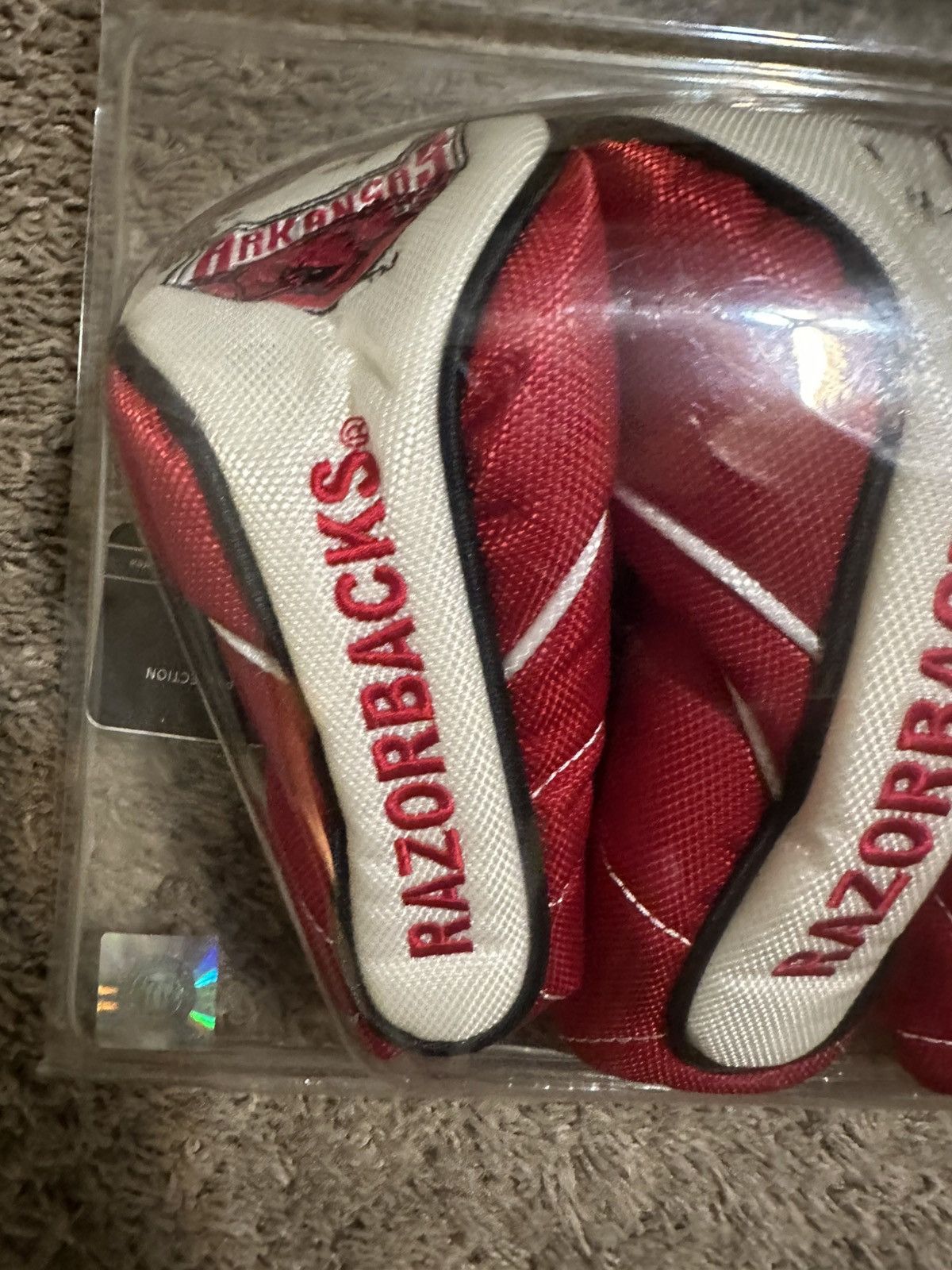 NCAA × Vintage VintageNCAA Arkansas Razorbacks Golf Club Hybrid Headcover Size US L / EU 52-54 / 3 - 2 Thumbnail