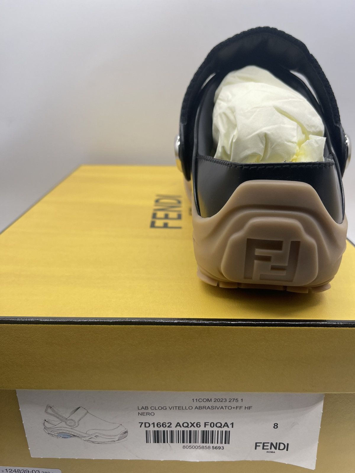 Fendi Fendi LAB CLOG VITELLO ABRASIVATO+FF Size US 9 / EU 42 - 6 Thumbnail