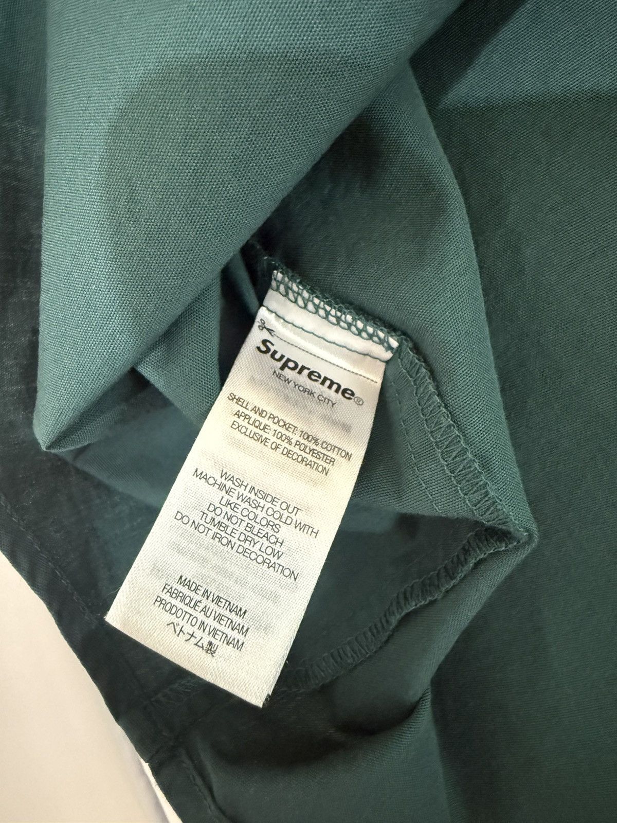 Supreme Supreme Ghostface S S 26 Work Shirt Size M Green Size US M / EU 48-50 / 2 - 7 Thumbnail