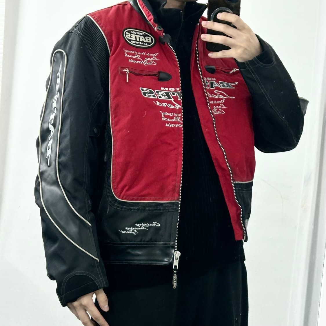 Bates Hats BATES MEN'S RACER BOMBER JACKET SIZE XL Size US XL / EU 56 / 4 - 3 Thumbnail