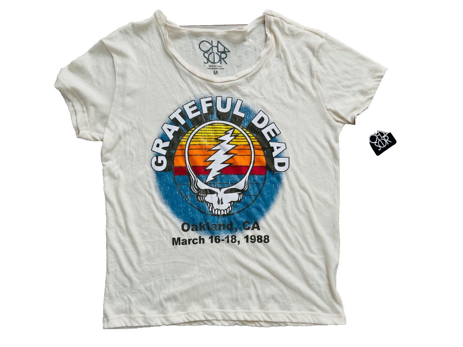 Chaser Brand Chaser Grateful Dead Oakland 1988 Tee ( M ) Size M / US 6-8 / IT 42-44 - 2 Thumbnail