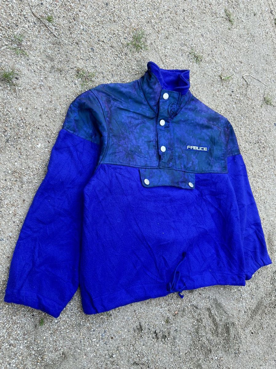 Japanese Brand Vintage Ski Jacket Half Button Fablice jacket Size US L / EU 52-54 / 3 - 5 Thumbnail