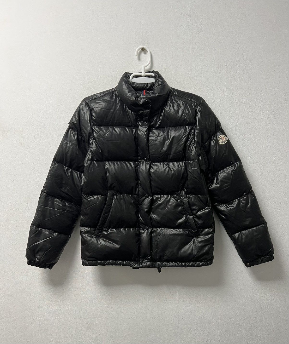 Moncler Moncler Puffer Jacket Black Drill Luxury Small Size US S / EU 44-46 / 1 - 1 Thumbnail