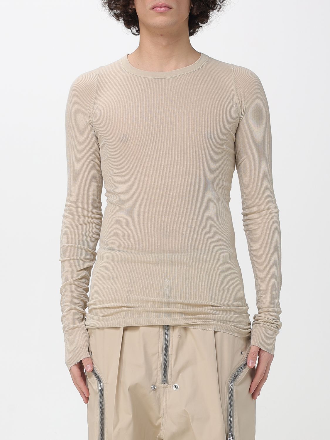 Rick Owens Rick Owens T-Shirt Men Sand Size US M / EU 48-50 / 2 - 1 Thumbnail